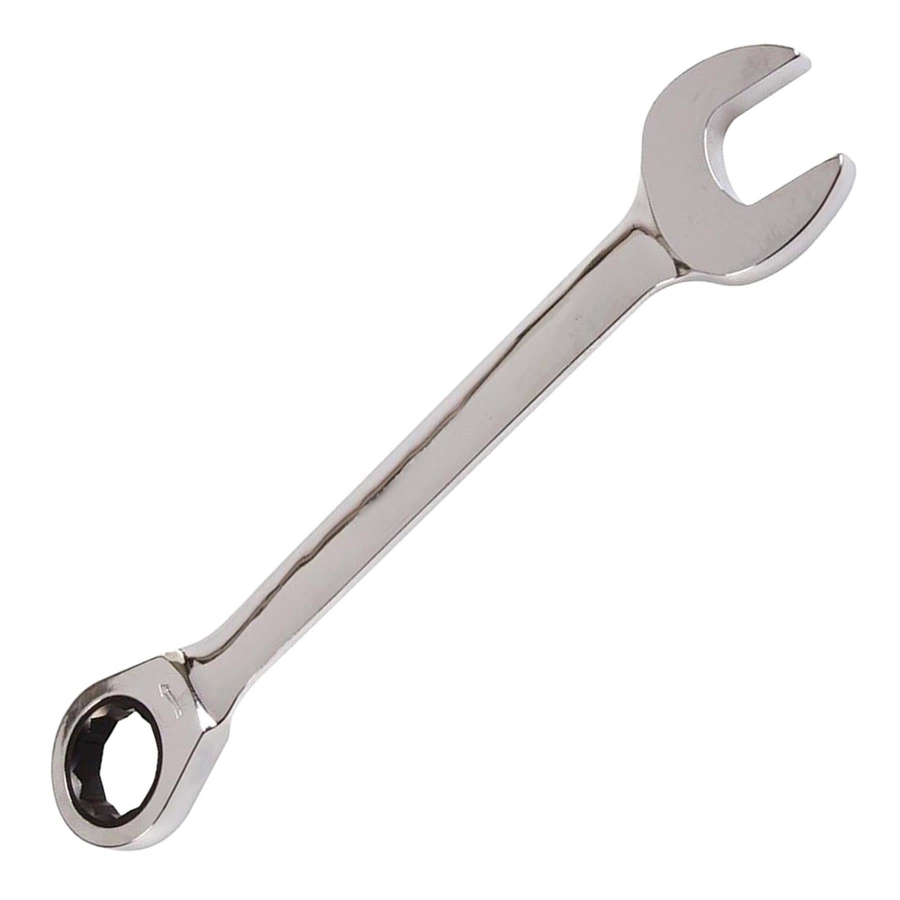 Fixed Head Ratchet Metric Spanner Open End Ring Combination - 30mm - Dapetz