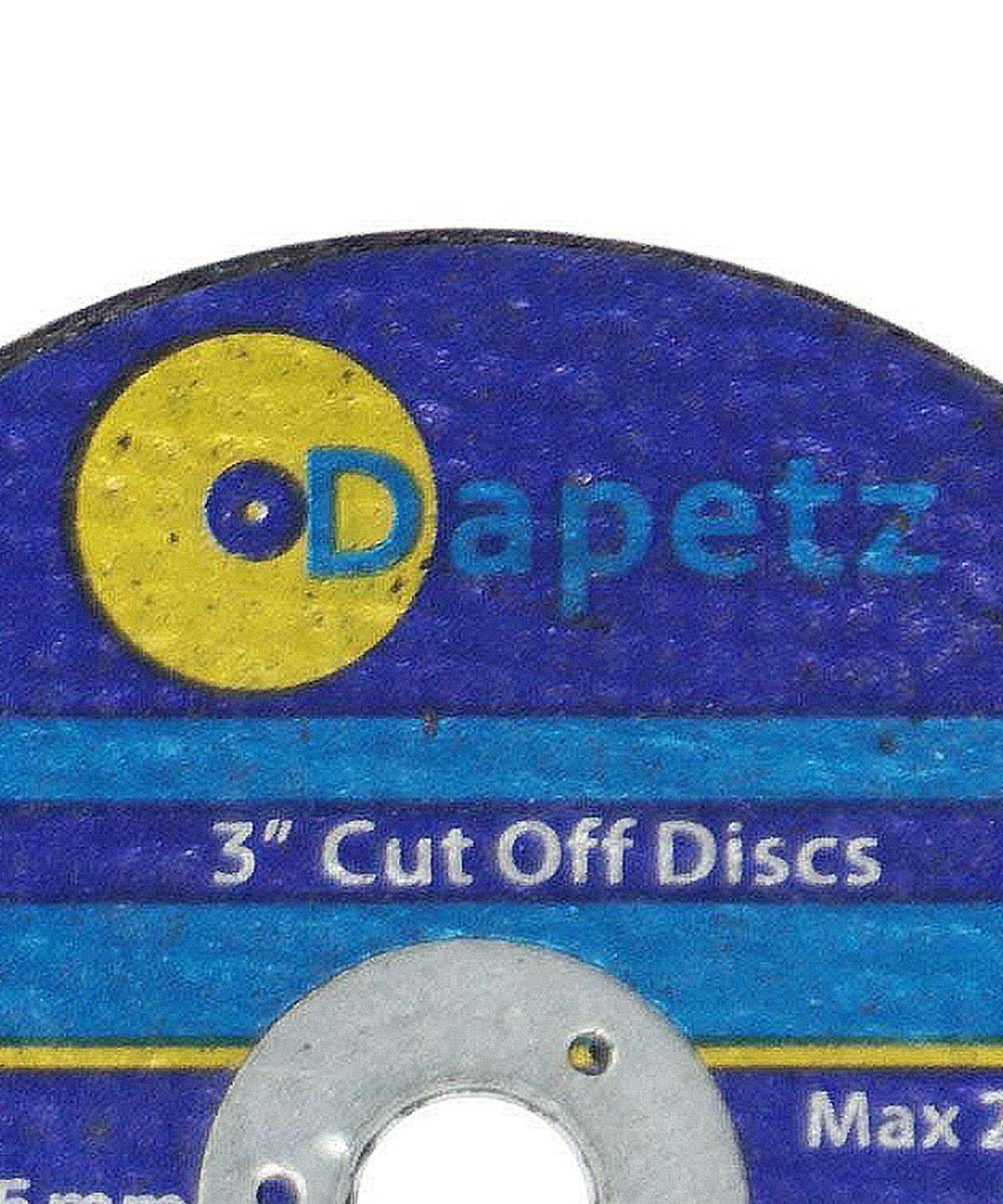 Metal Cutting Cut Off Discs 9.5mm Bore High Quality 10 Pack 75mm X 1.6mm By Dapetz