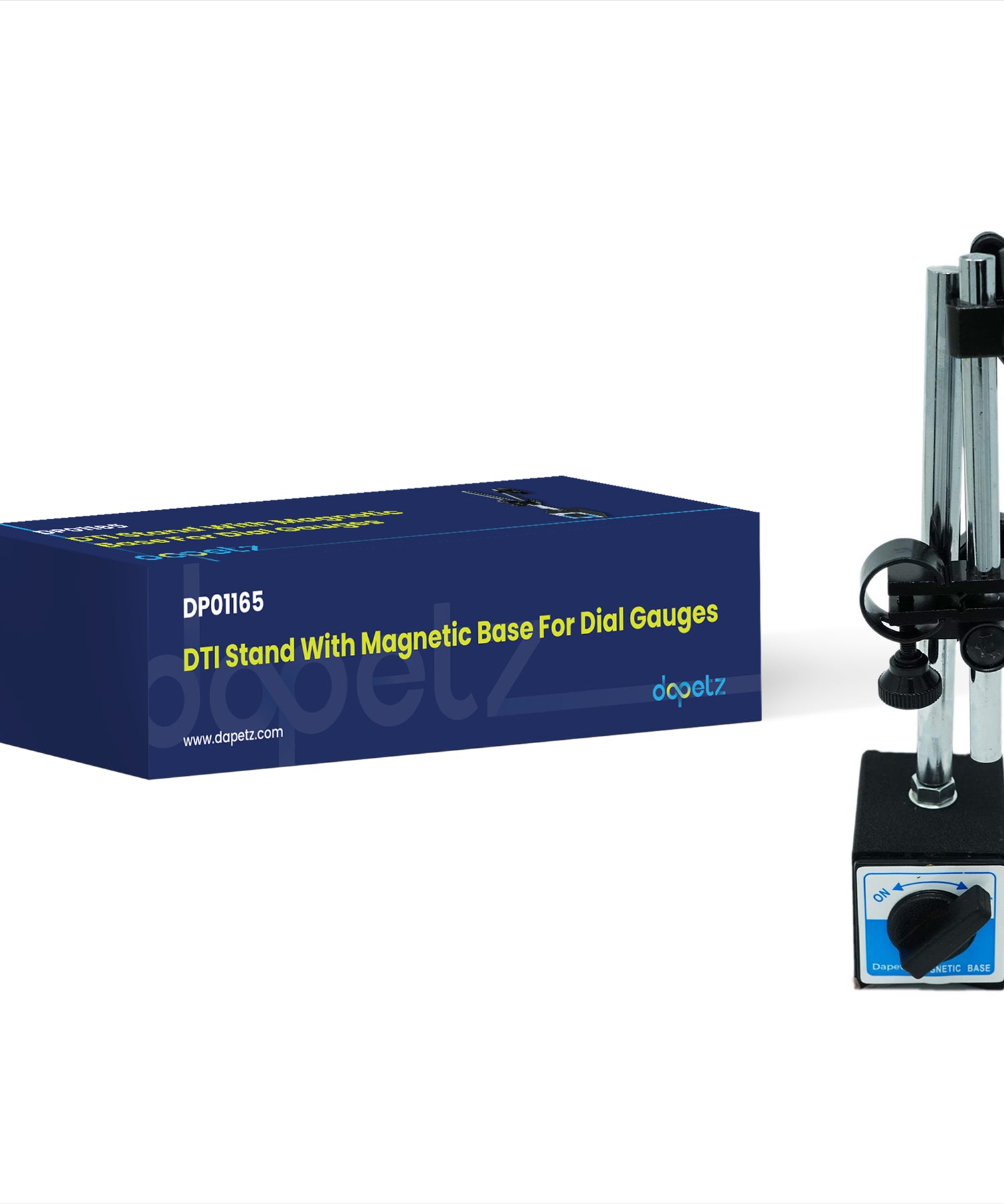 Dial Test Indicator Dti Gauge With Magnetic Base Stand Clock Gauge 10/0.01mm By Dapetz