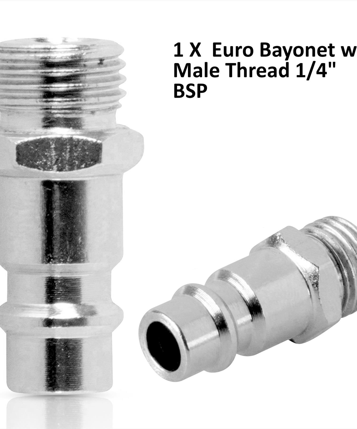 Euro Air Line Fittings Male For Compressor Air Hose Connector 1/4" BSP 1PC