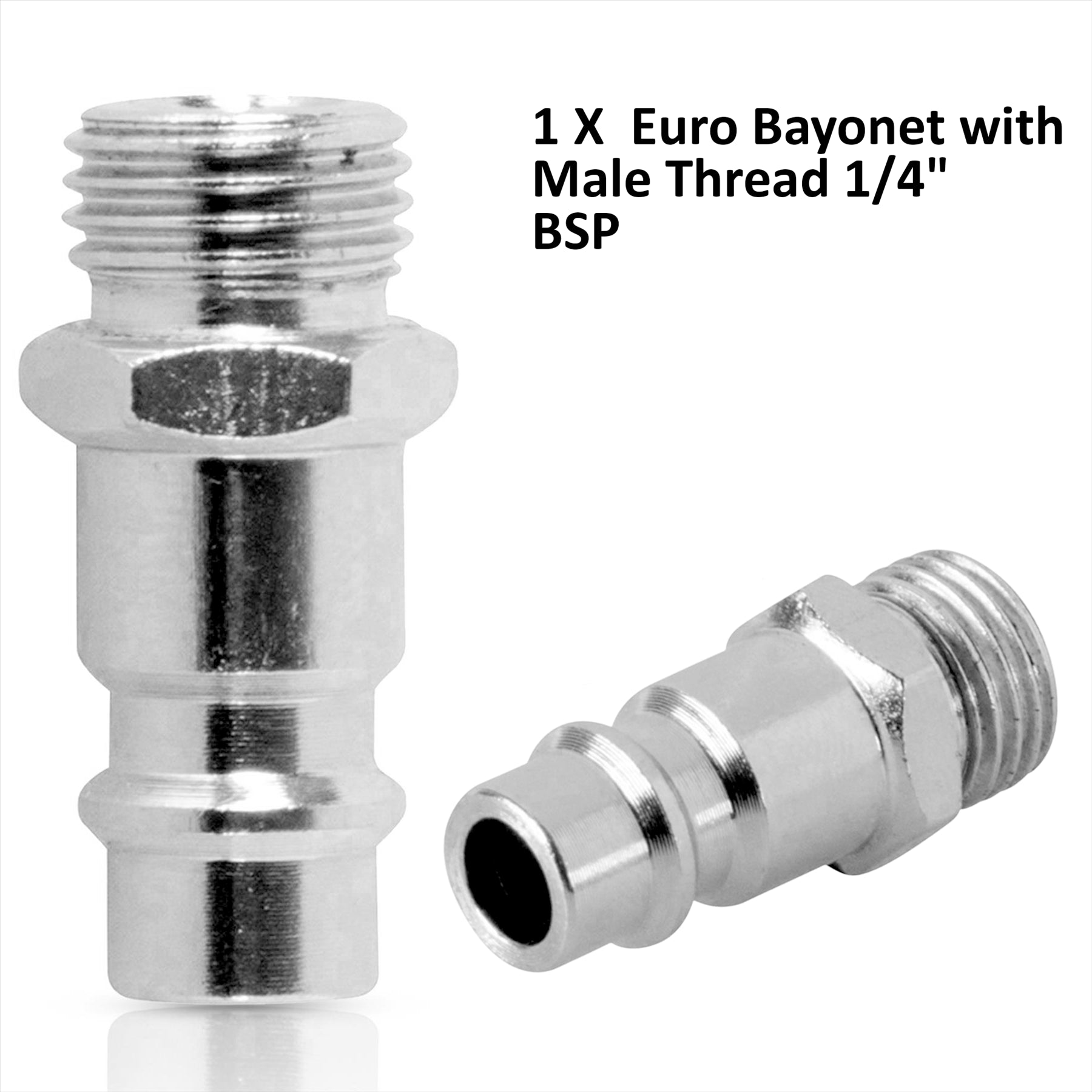 Euro Air Line Fittings Male For Compressor Air Hose Connector 1/4" BSP 1PC