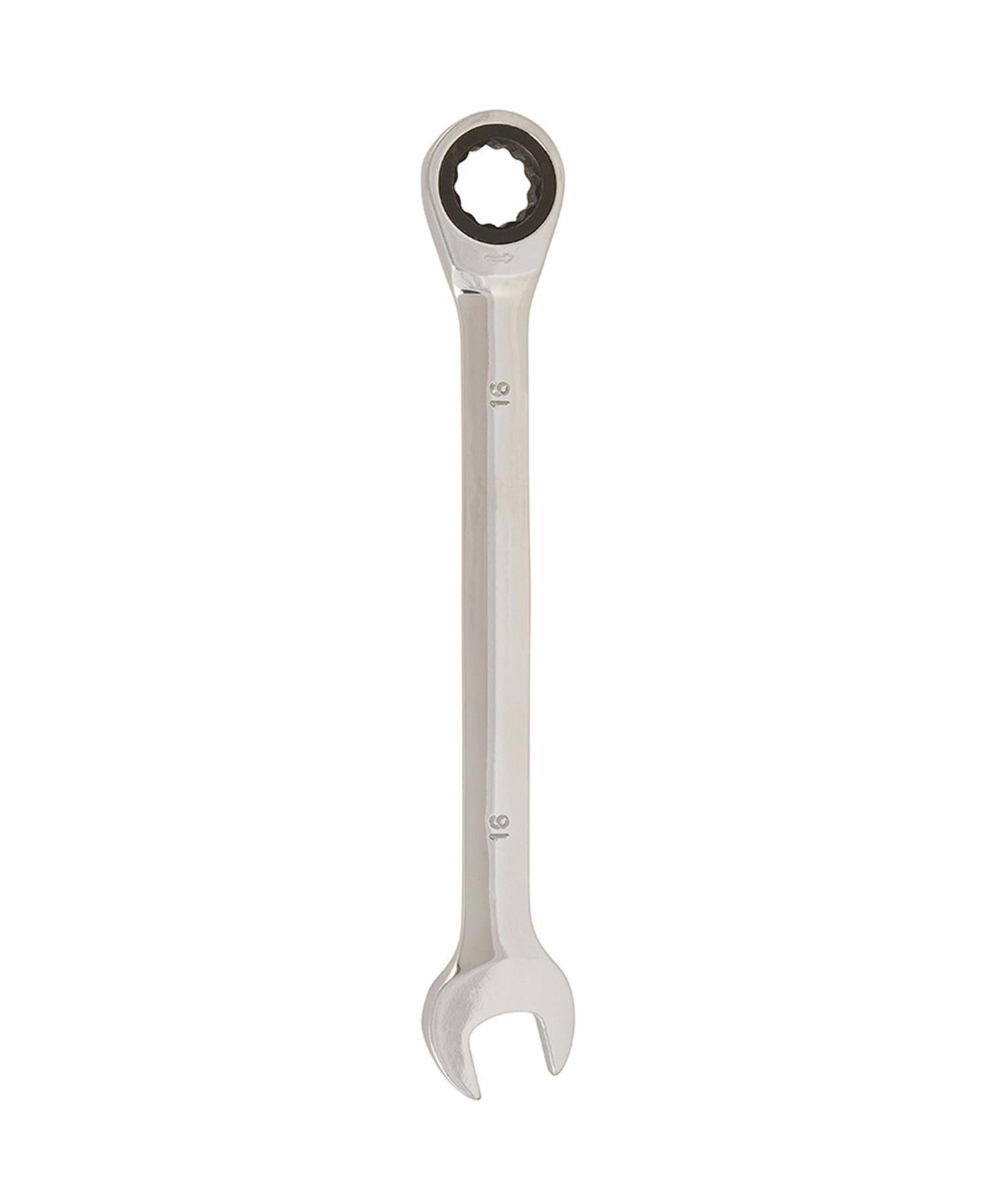 Fixed Head Ratchet Metric Spanner 16mm Open End Ring Combination By Dapetz