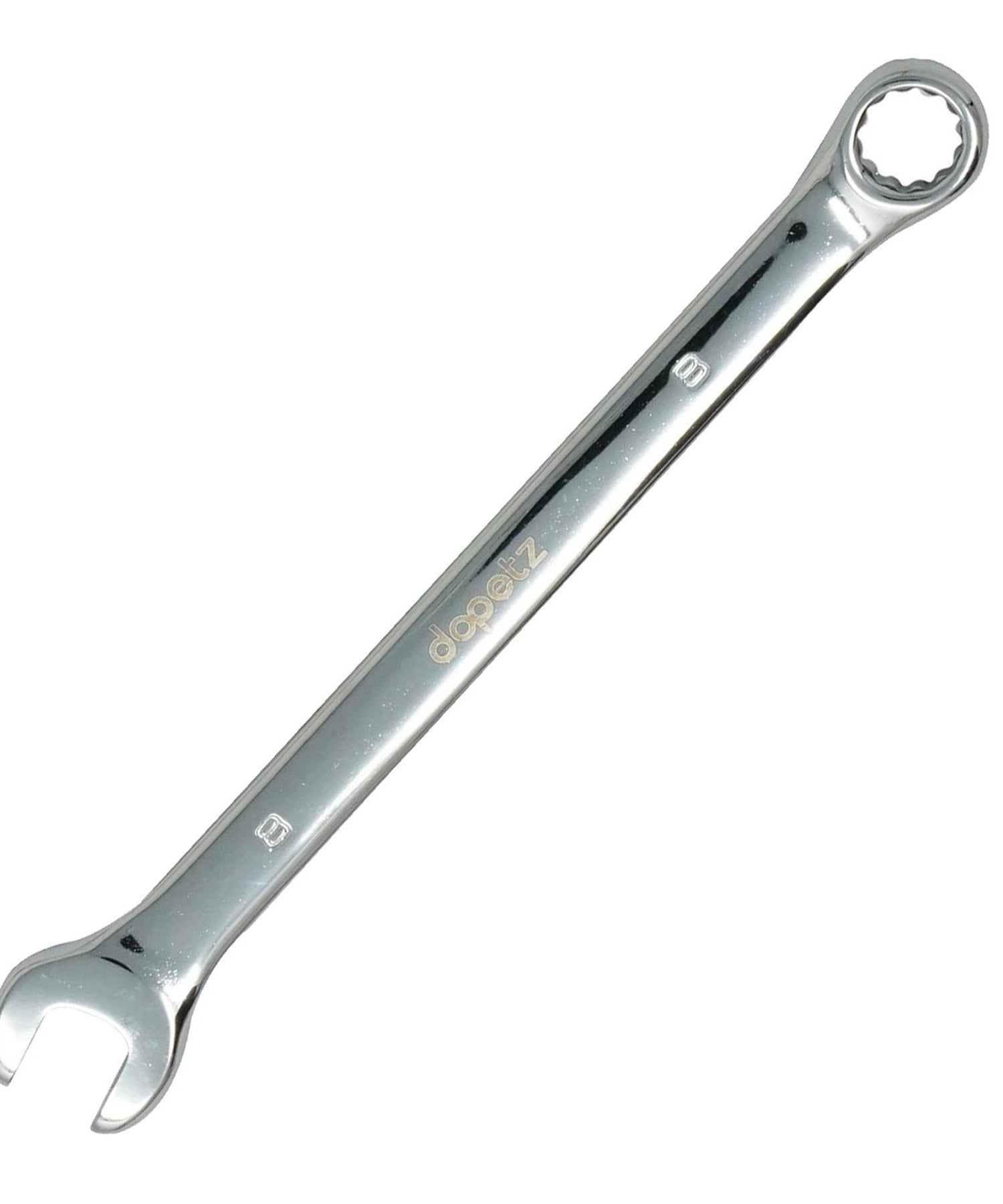 Combination Open Ring Spanner Chrome Mechanics Garage Tools 8mm by Daptez