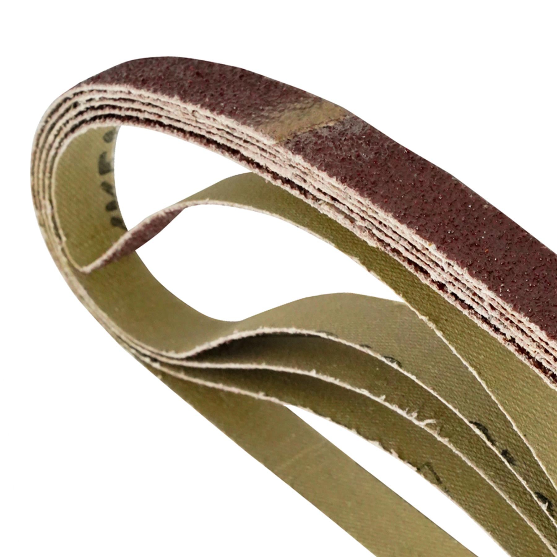 Sanding Belts 13 x 457mm 40 Grits for use with Power Files 5Pk
