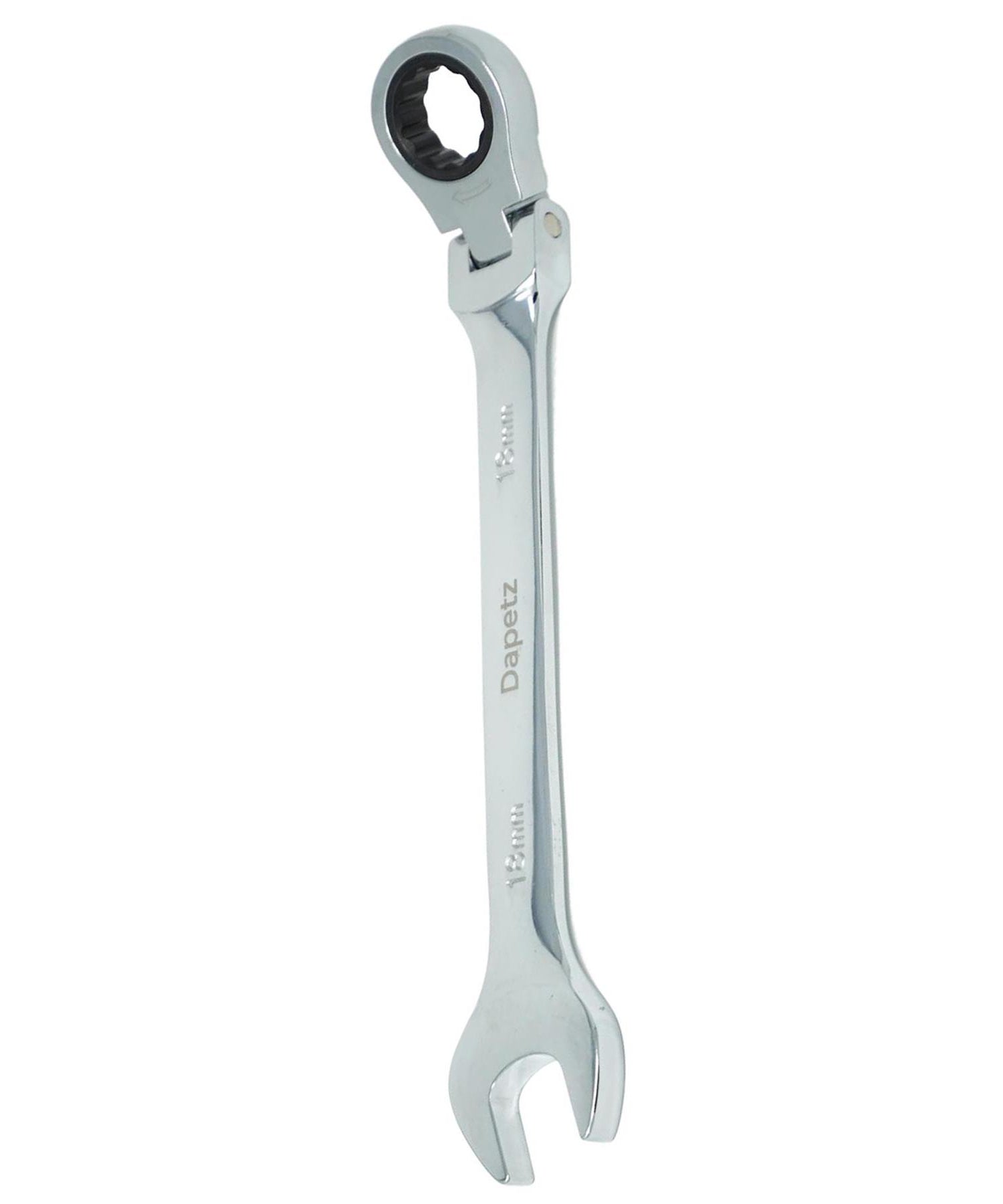 18mm Flexible Head Ratchet Metric Spanner Open End & Ring Guaranteed