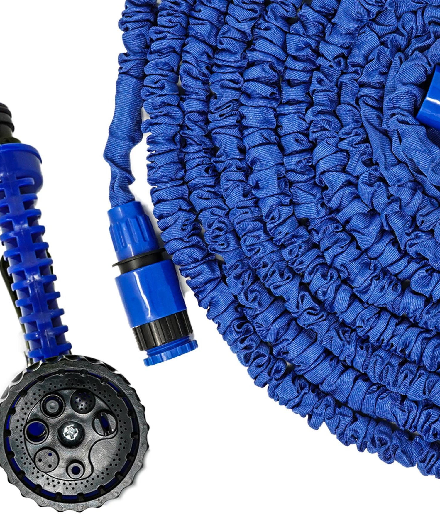 Expandable Garden Hose Pipe 15m 50ft With 7 Function Water Spray Gun Magic Hose