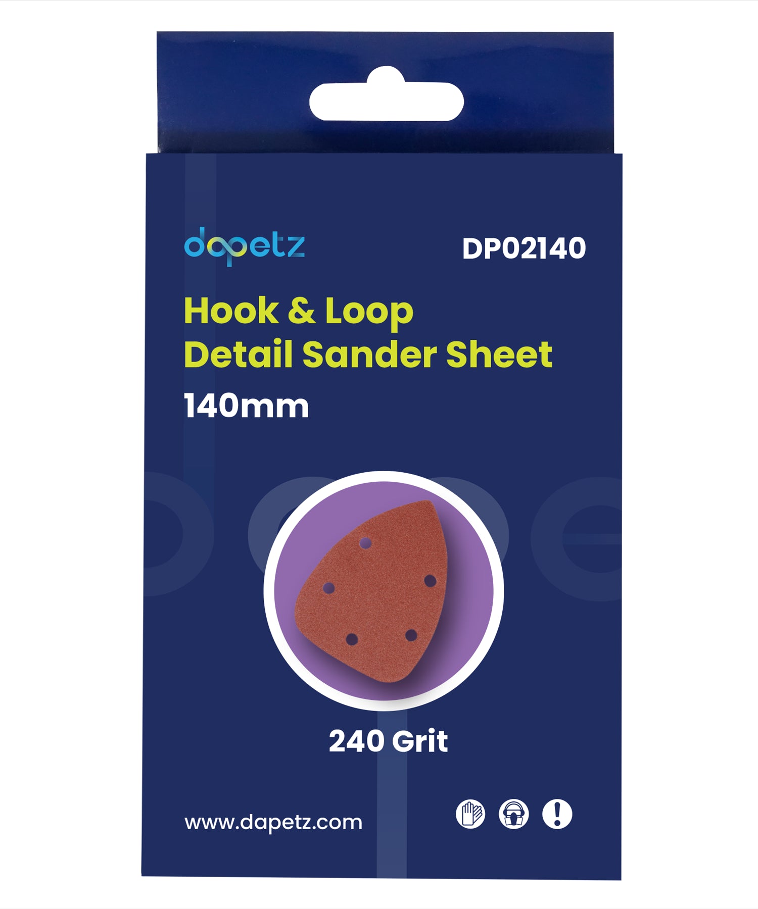 Mouse Sanding Sheets 24Mouse Sanding Sheets 240 Grit Hook & Loop Sander Pads 5-Holes Sand Paper 40PCS By Dapetz