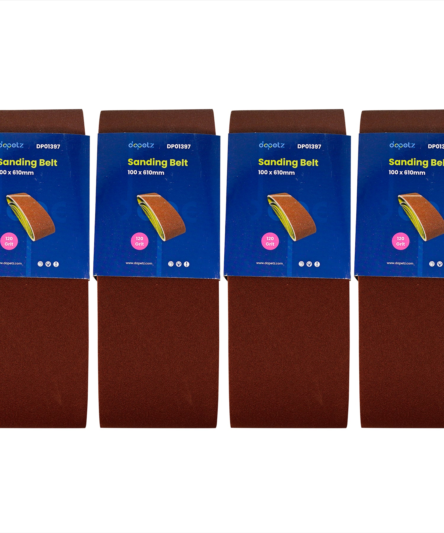 20 X New 610mm X 100mm 120 Grit Fine Sander Sanding Belts With Extra Top-Skive