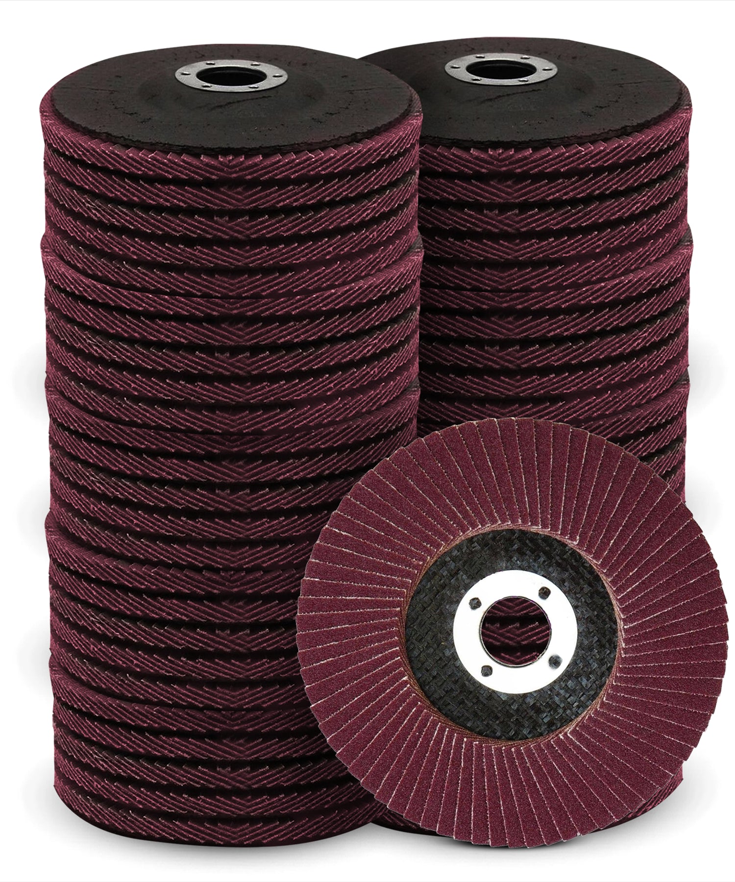 115mm Angle Grinder Flap Discs (4.5'') 60 Grit 50 Pcs By Dapetz