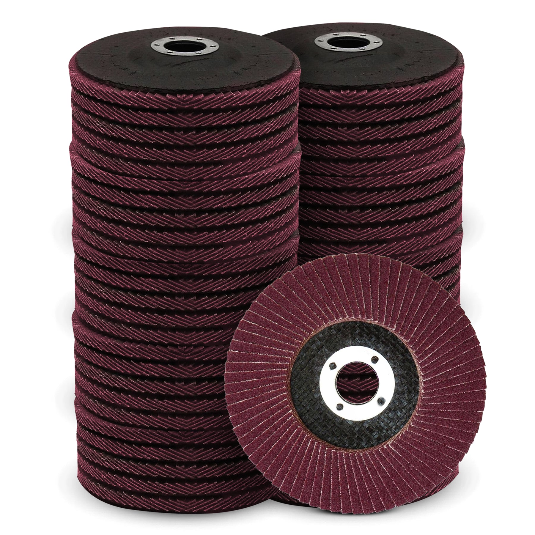 115mm Angle Grinder Flap Discs (4.5'') 60 Grit 50 Pcs By Dapetz