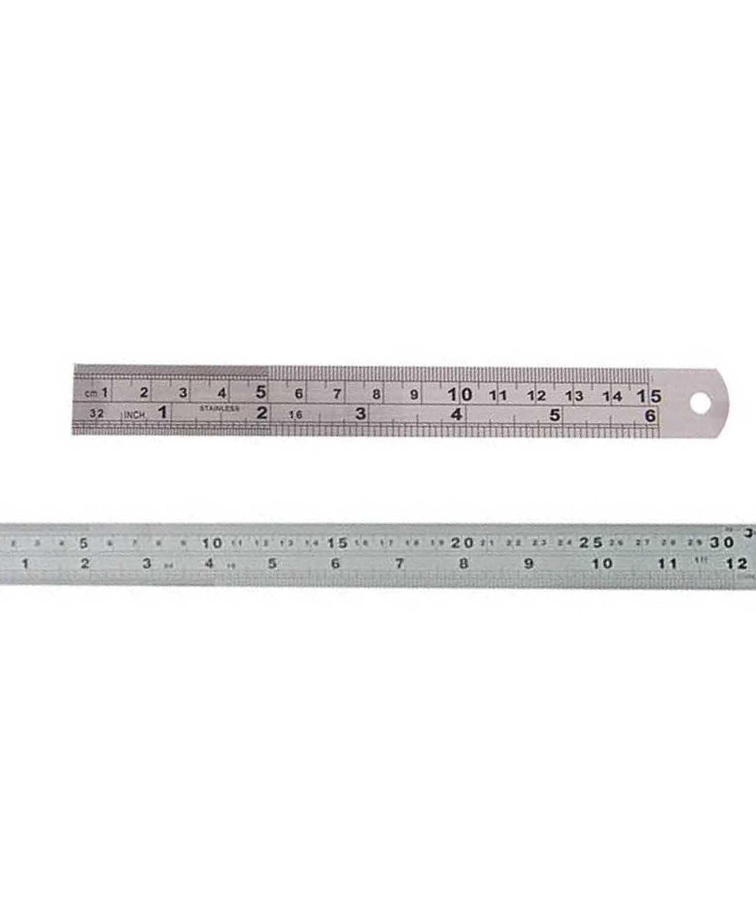 Stainless Steel Rule Imperial Metric Ruler