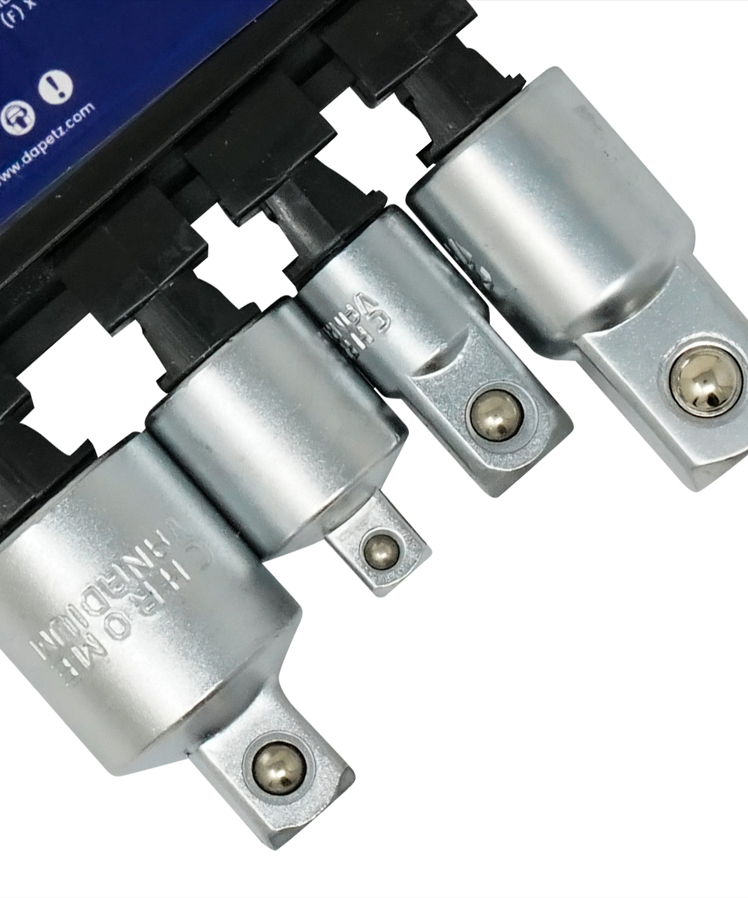 4pc SOCKET ADAPTOR SET by US PRO TOOLS 1/4" 3/8" 1/2" Drive step up/down reducer