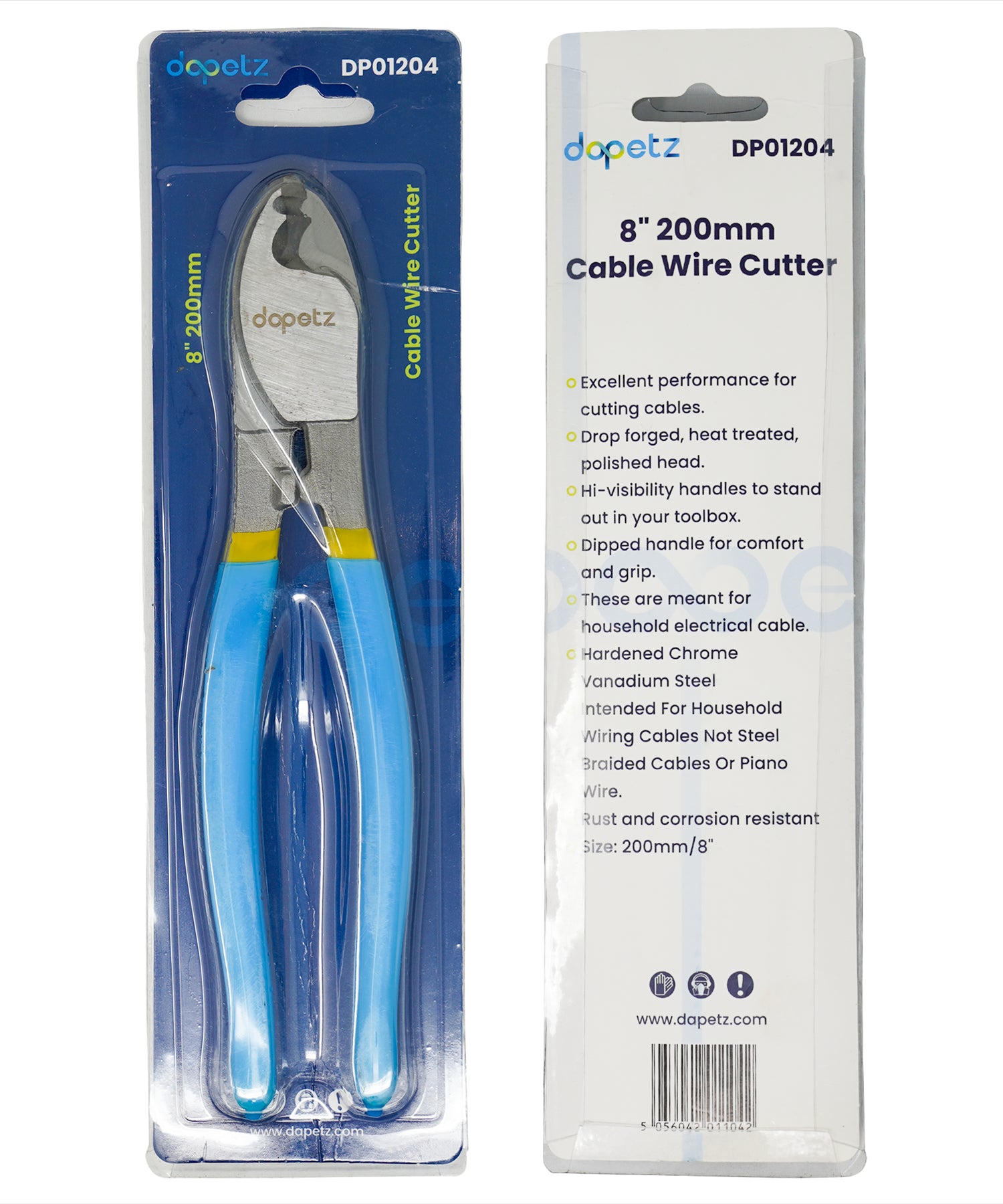 Electric Cable Wire Cutter 8" / 200mm Electrician Plier Stripper by Dapetz