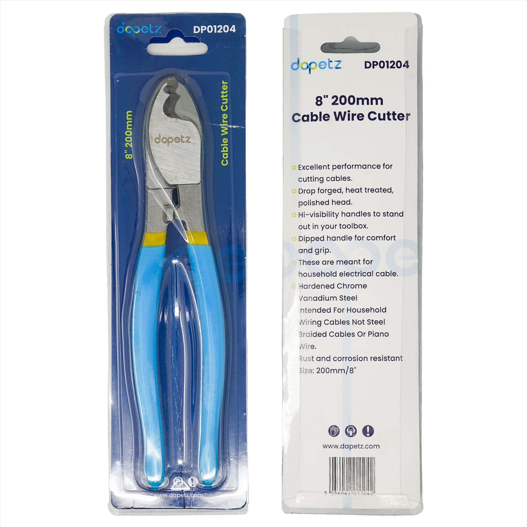 Electric Cable Wire Cutter 8" / 200mm Electrician Plier Stripper by Dapetz