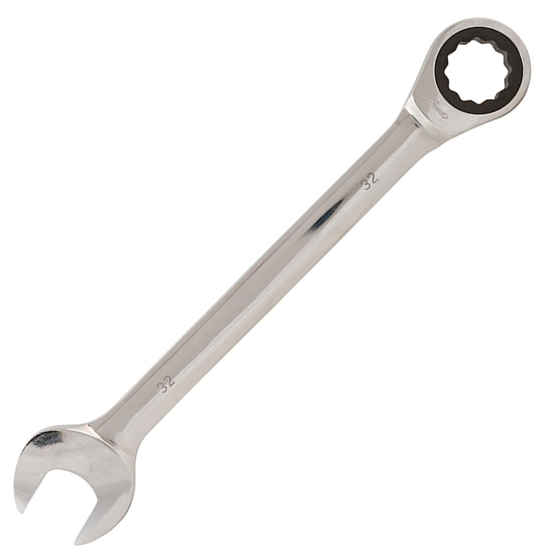 Metric Combination Spanner Ratchet Fixed Head Ratchet 32mm Spanner Steel By Dapetz