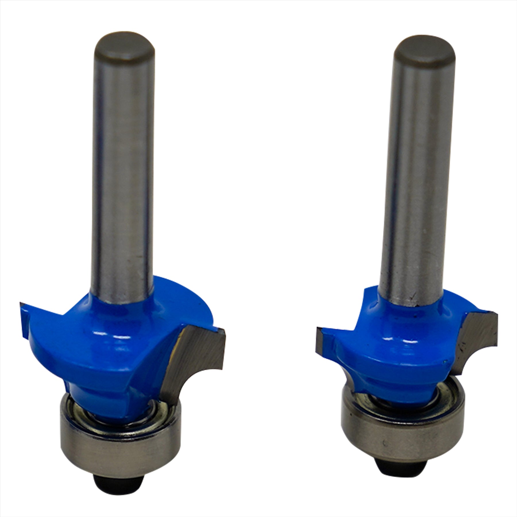 1/4" Shank Round Over Router Bit Set – 4Pc Woodworking Cutter