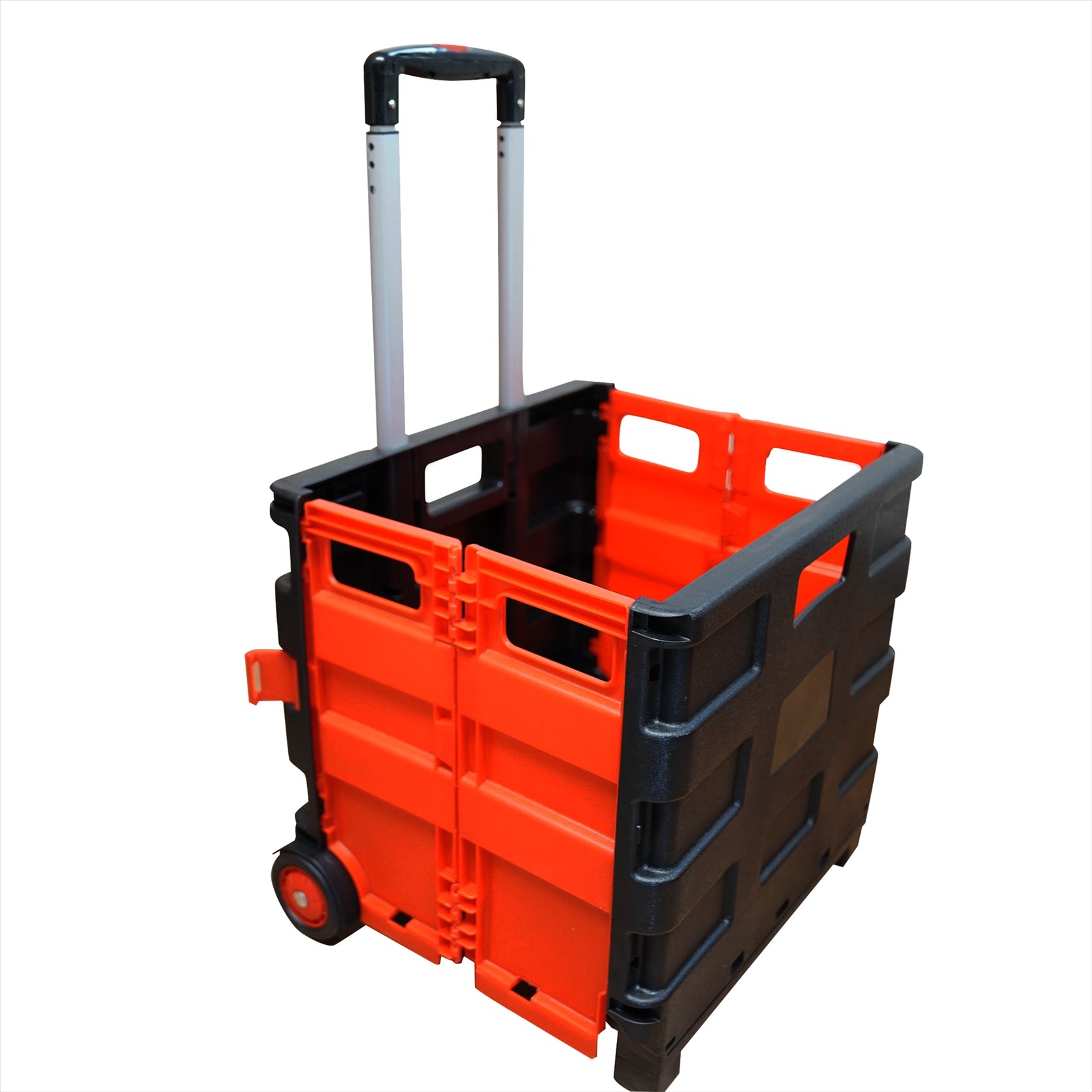 Folding Boot Cart Telescopic Handle, 25KG Capacity, Foldable Trolley for Shopping By Dapetz