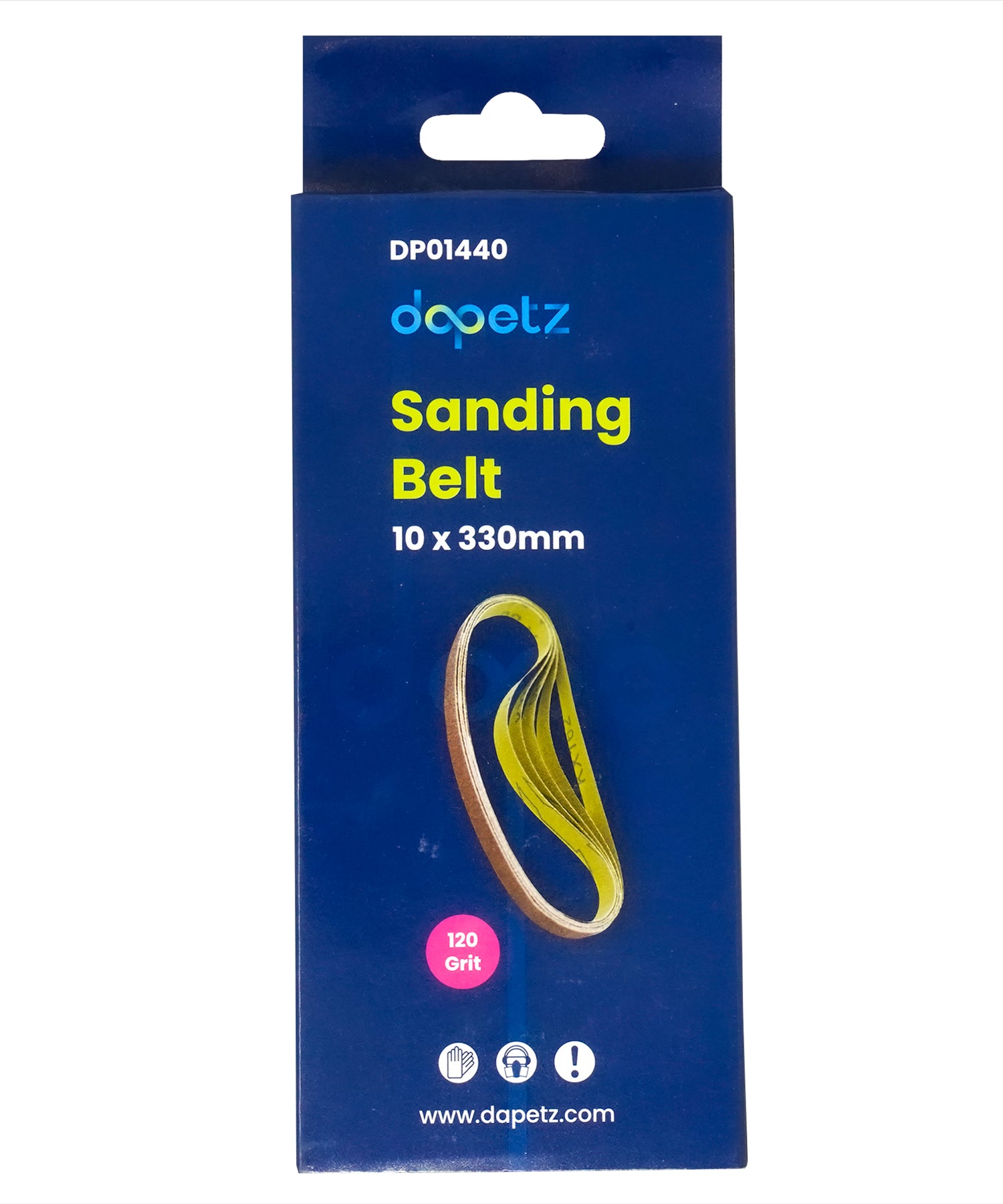 50Pcs Sanding Belts 330 x 10mm Aluminium Oxide 120 Grit For Bosch Makita Sander By Dapetz