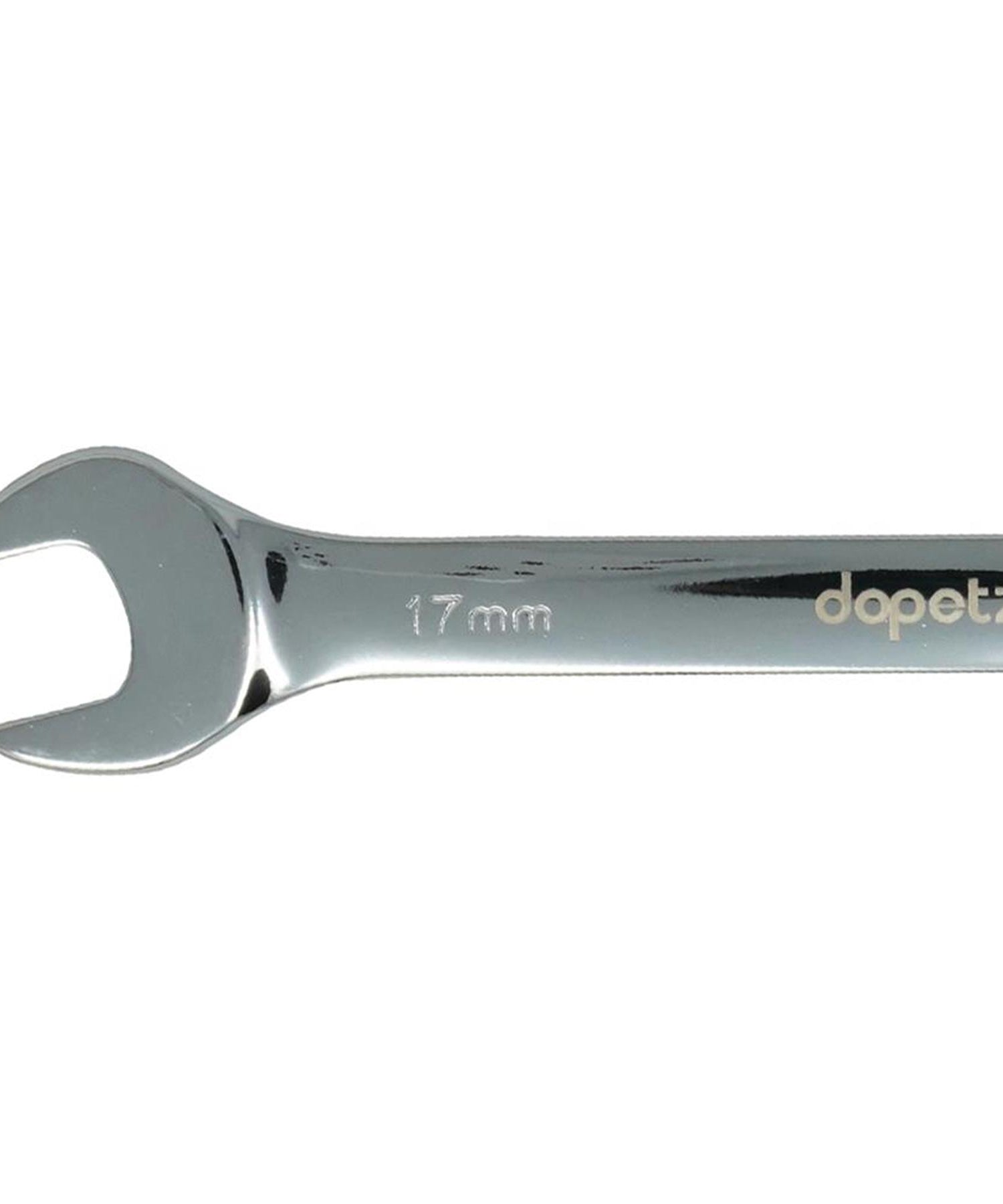 Fixed Head Ratchet Metric Spanner Open End Ring Combination 17mm By Dapetz