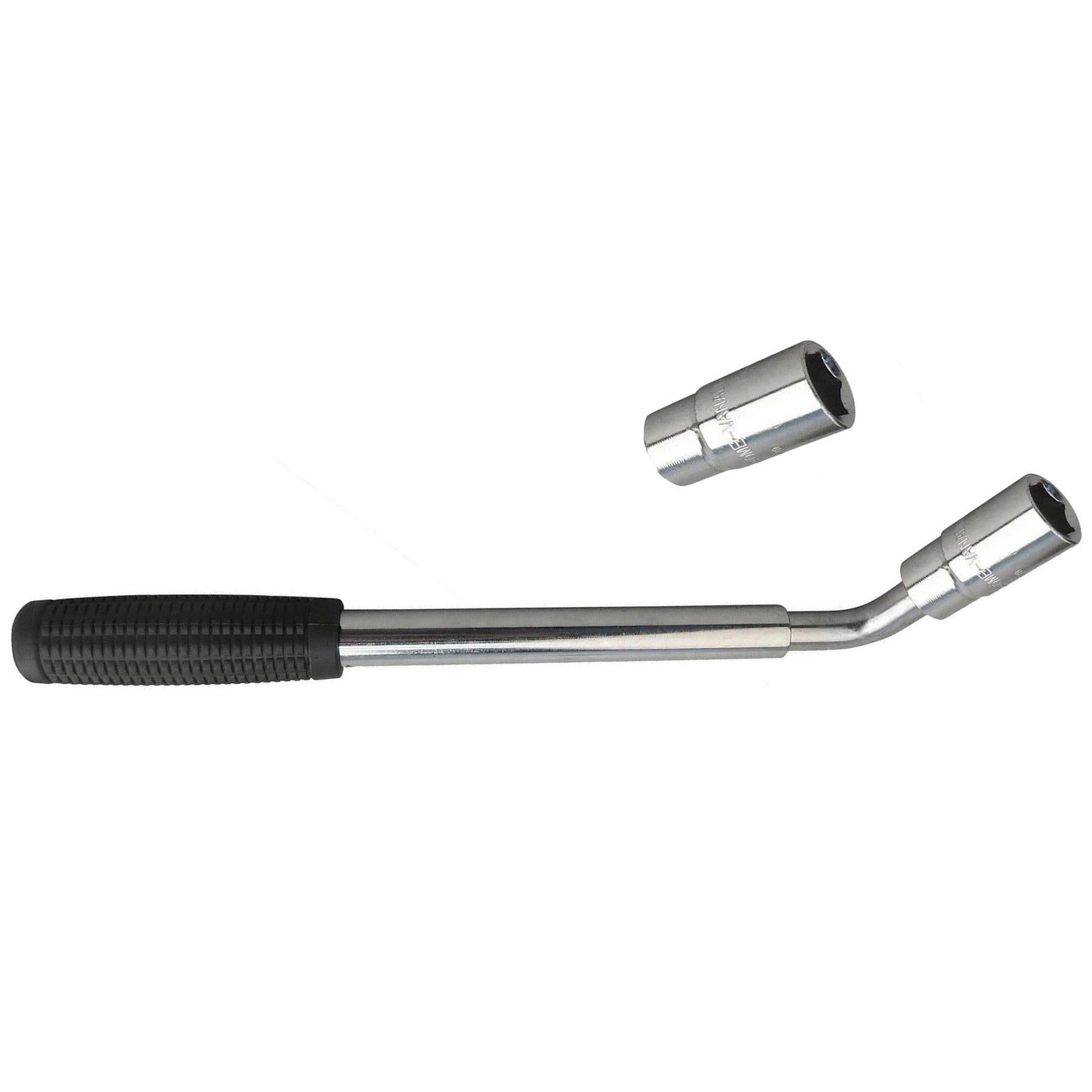 21" Car Van Telescopic Extendable Wheel Wrench 17mm 19mm By Dapetz