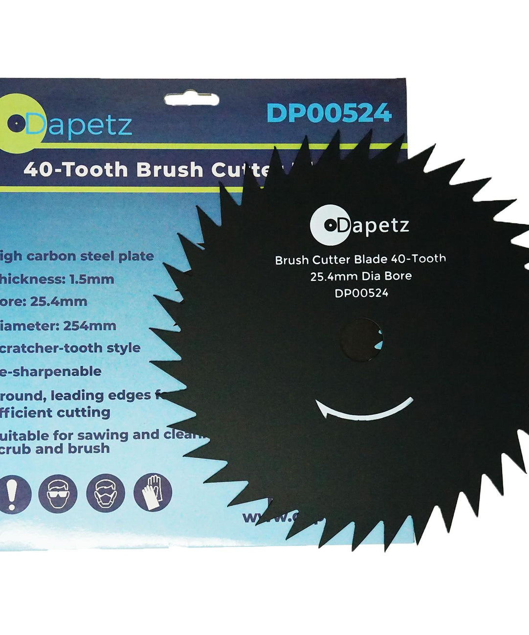 Brush Trimmer Strimmer Cutter Blade 254mm 25.4mm Bore 40 Tooth by Daptez
