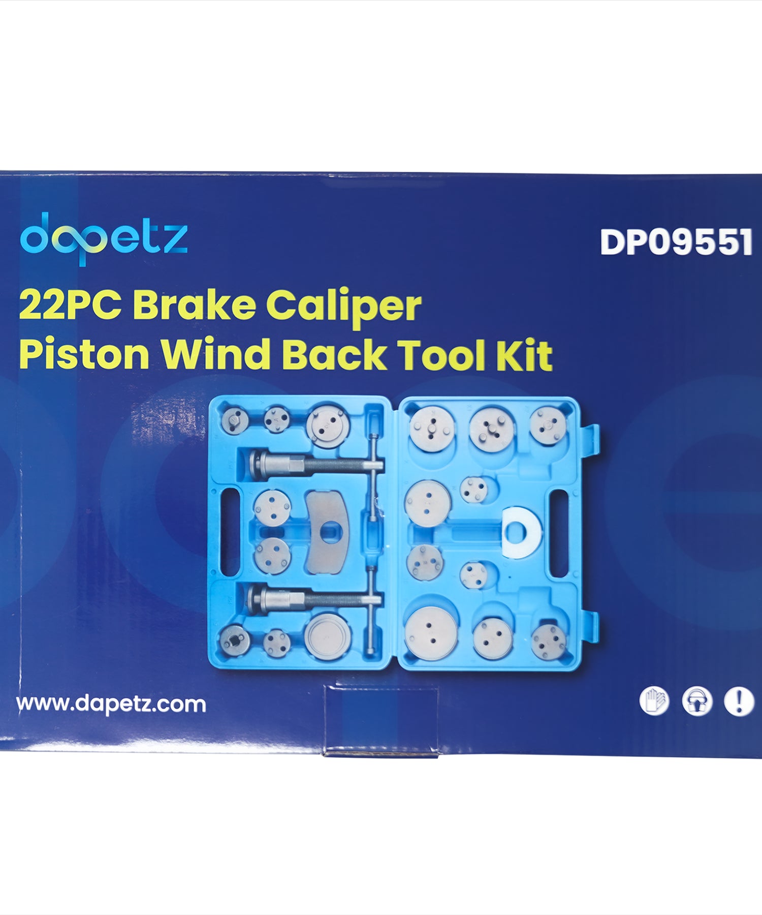 Brake Caliper Piston Rewind Wind Back Tool Kit For Vauxhall Nissan Honda Opel