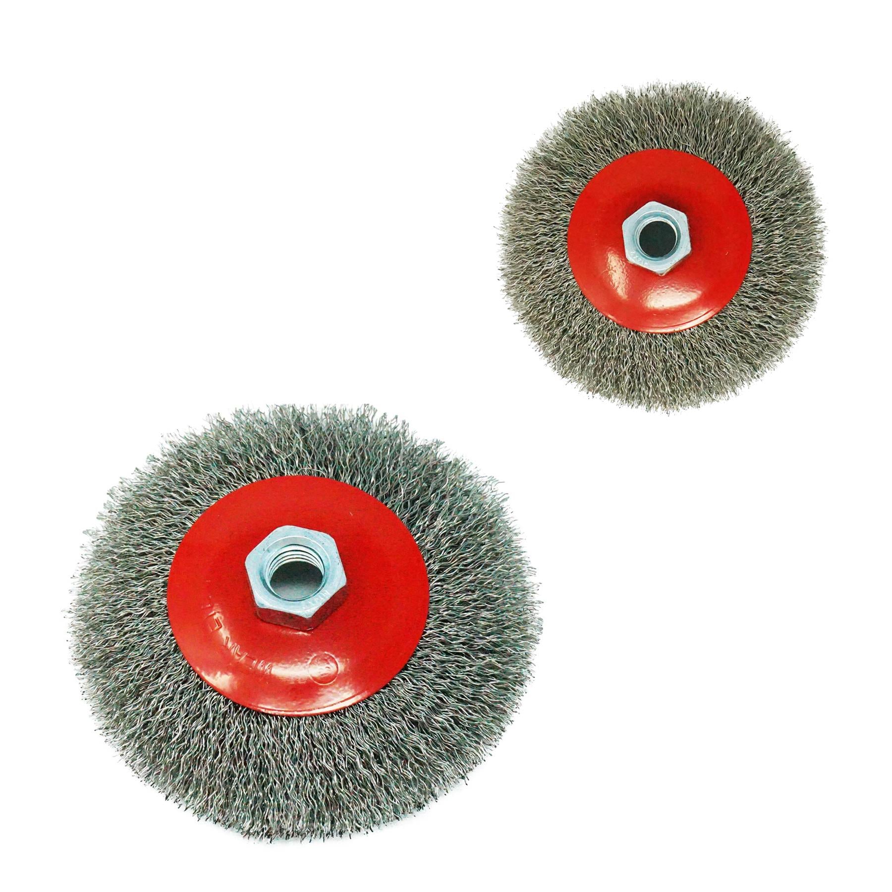 100mm Rotary Steel Wire Brush Wheel Cup Angle Grinder M14x2 By Dapetz