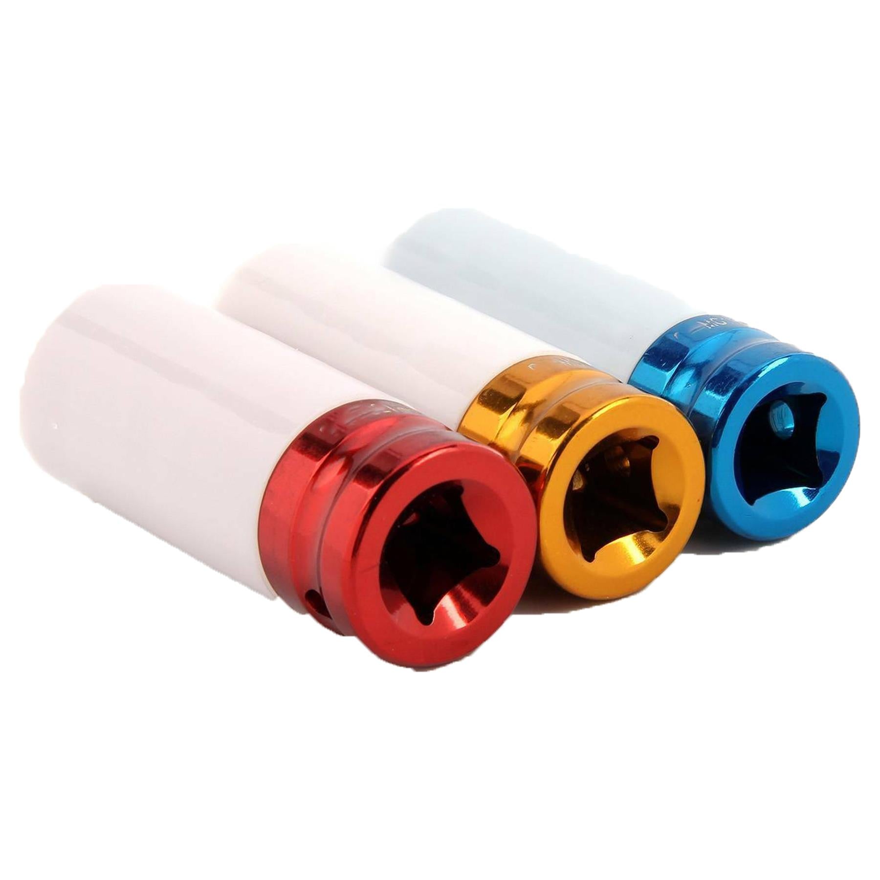 Alloy Wheel Nut Thin Wall Deep Impact Socket Set 1/2" drive by Daptez