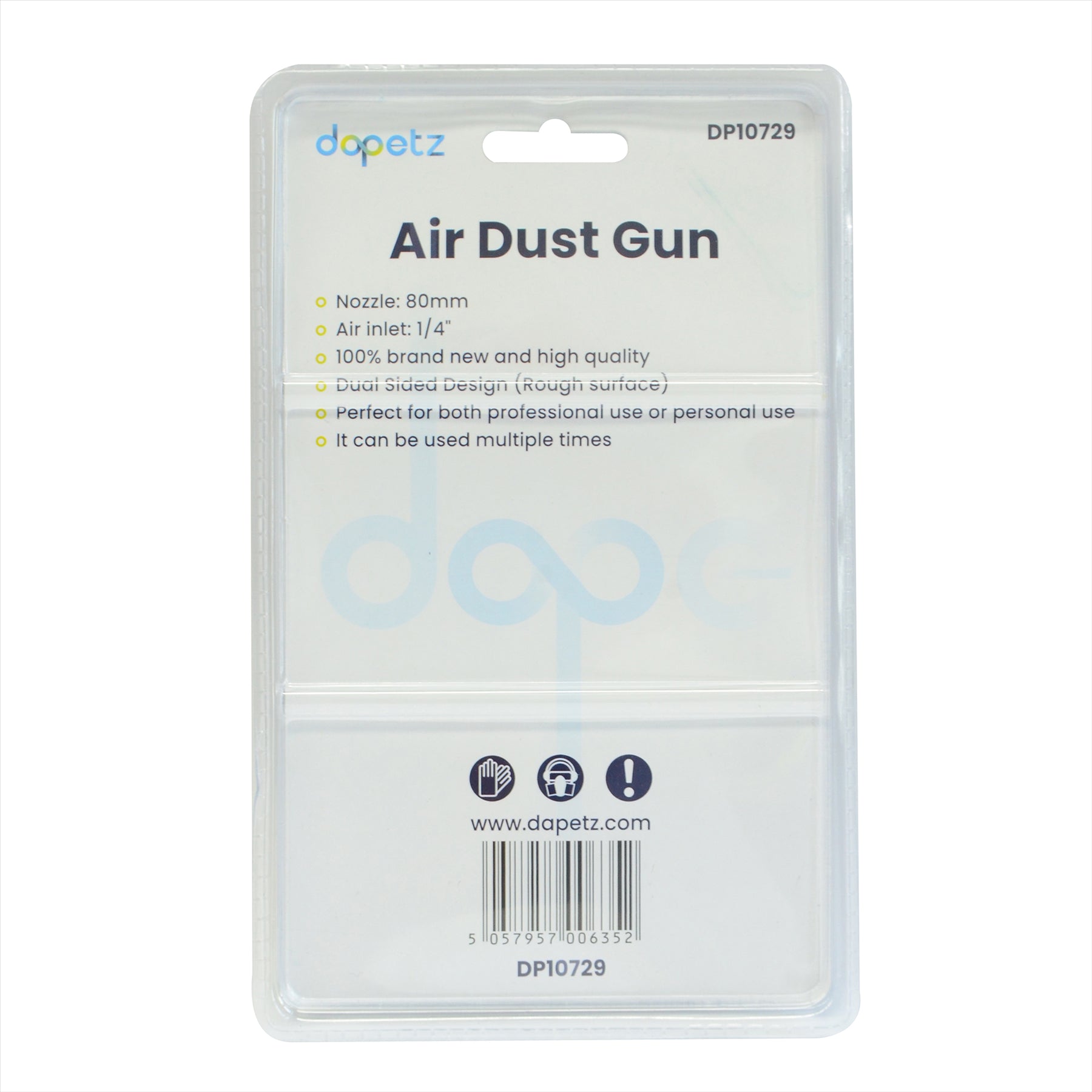Air Duster Compressor Dust Removing Gun Blow Blower Clean Trigger Handy Pistol - Dapetz