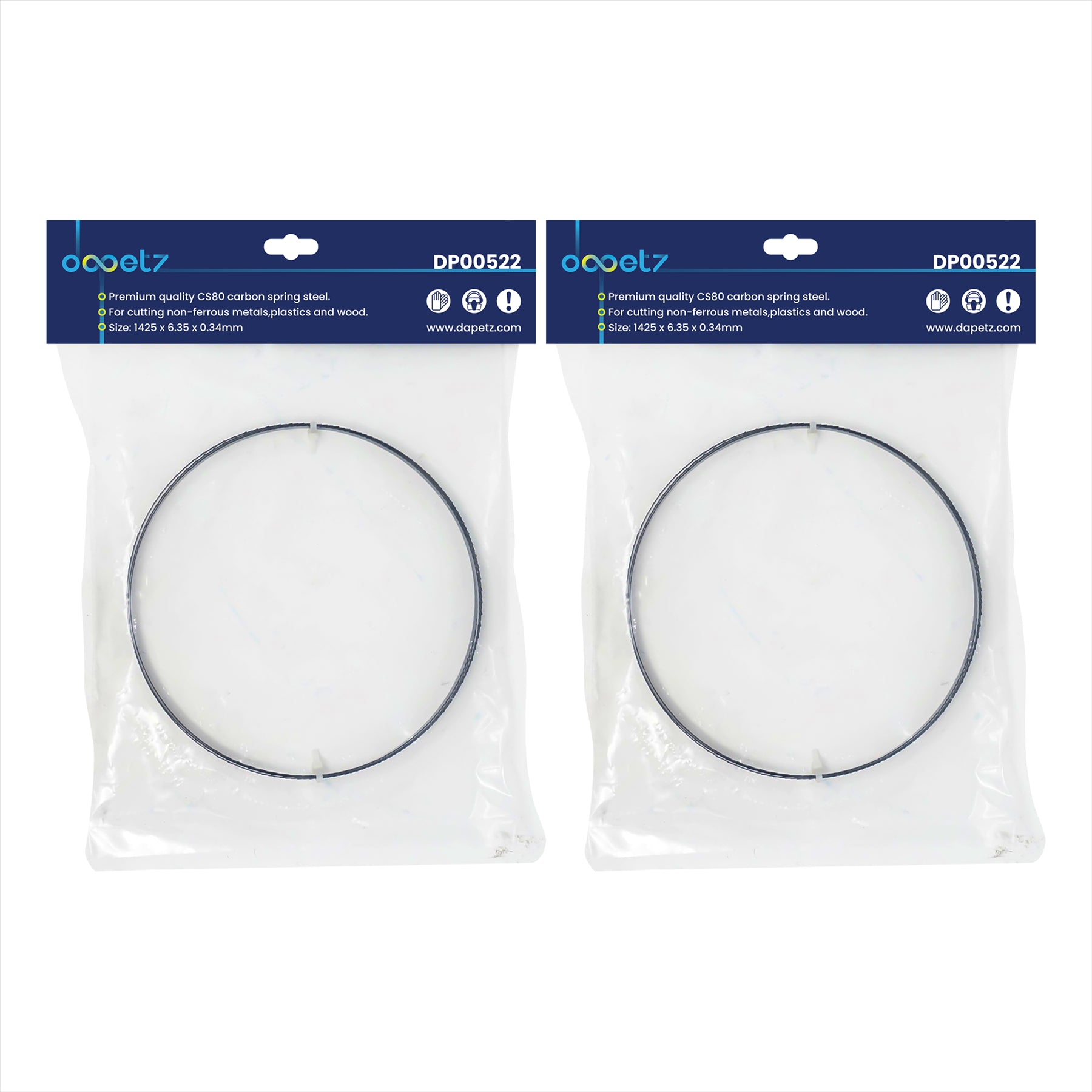 Bandsaw Blades Cutting 14Tpi 1425mm (56") 2X Dapetz