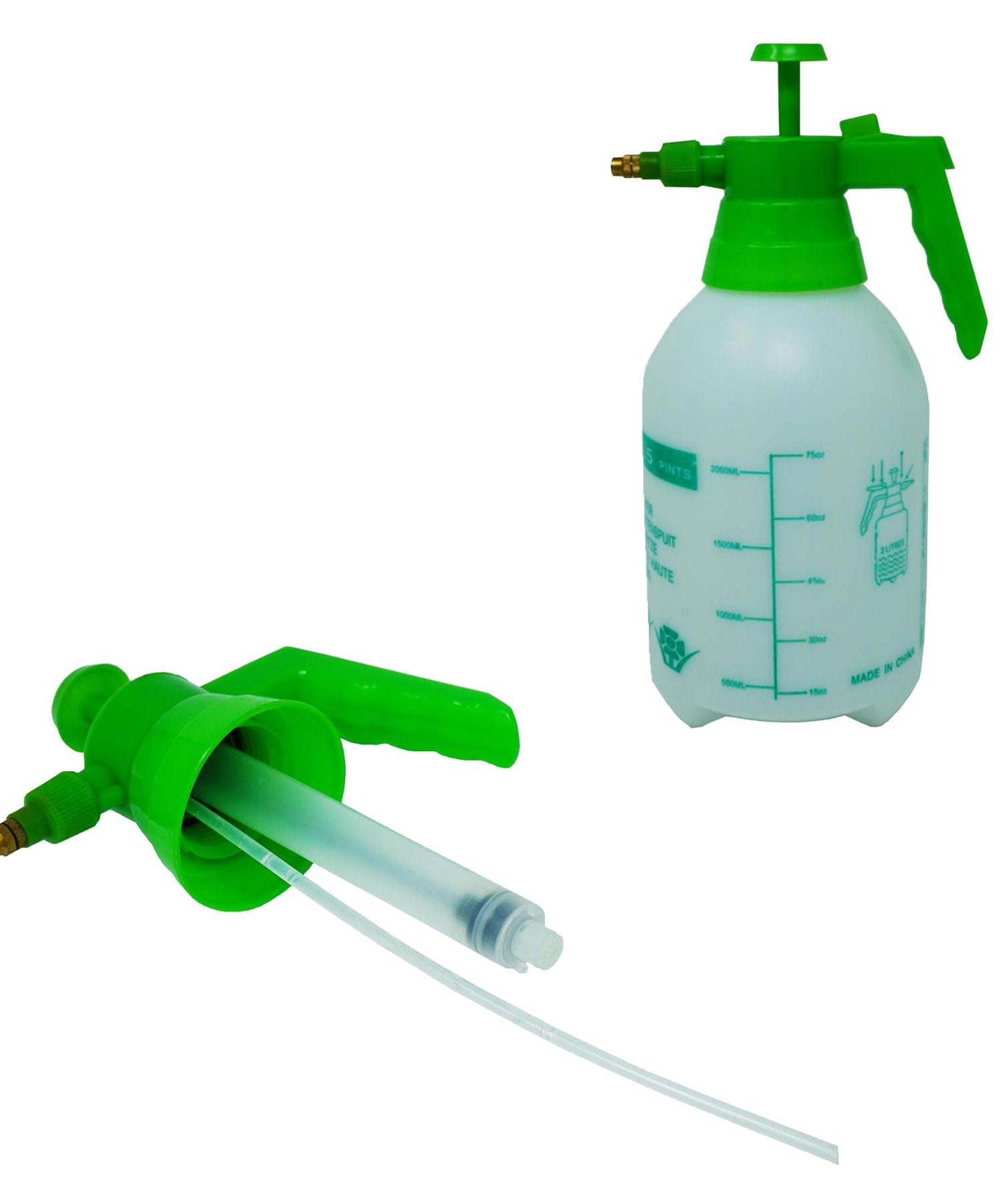 Dapetz 2L Pressure Sprayer Bottle Water Spraying Pump Weed Killer, Watering Plants Indoor & Outdoor Use