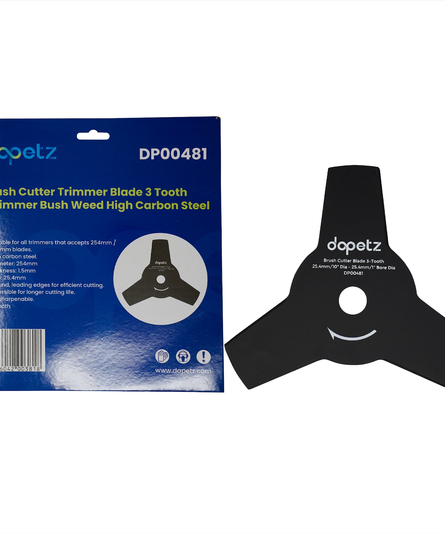 3-Tooth Brush Cutter Trimmer Blade for Strimmer Bush Weed By Dapetz