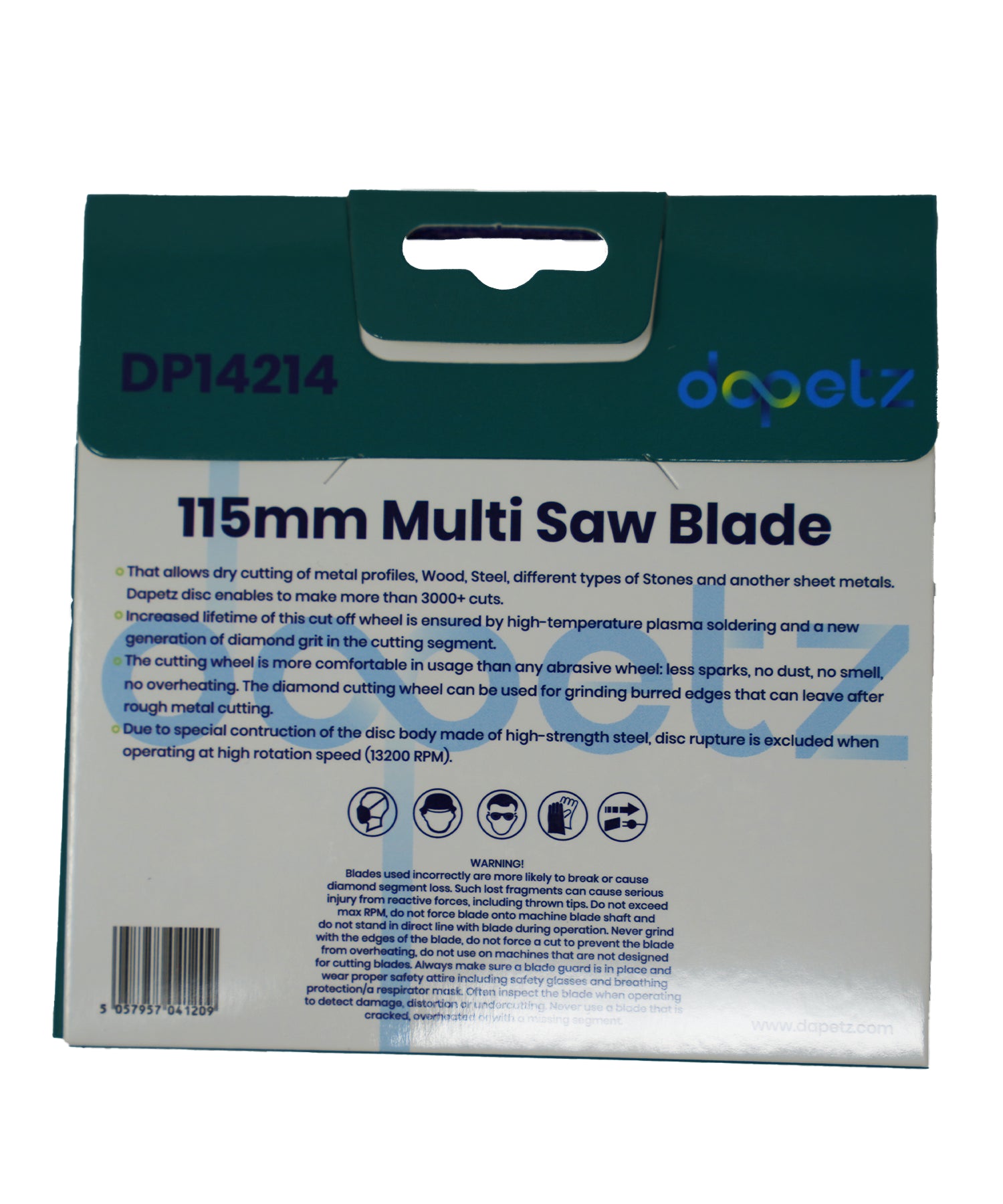Multi Purpose Saw Blade Saw Disc Blade 115mm Porcelain  Smooth Precise Cutting