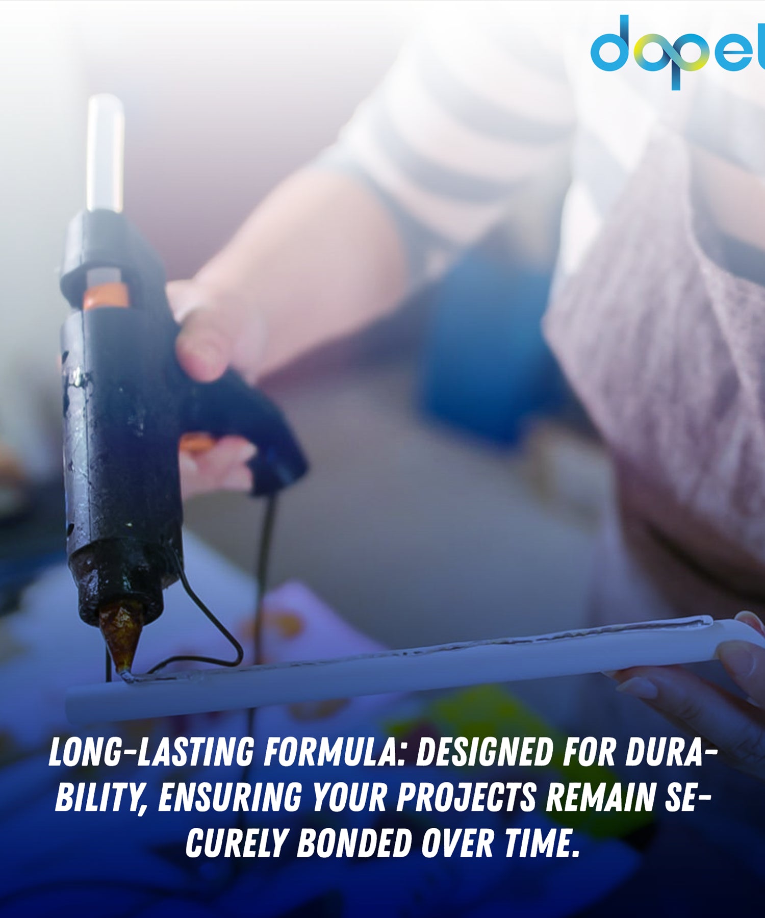 (Pack of 250) Hot Melt Glue Sticks 7mm x 200mm | Extra Long Craft Adhesive General Purpose by Dapetz