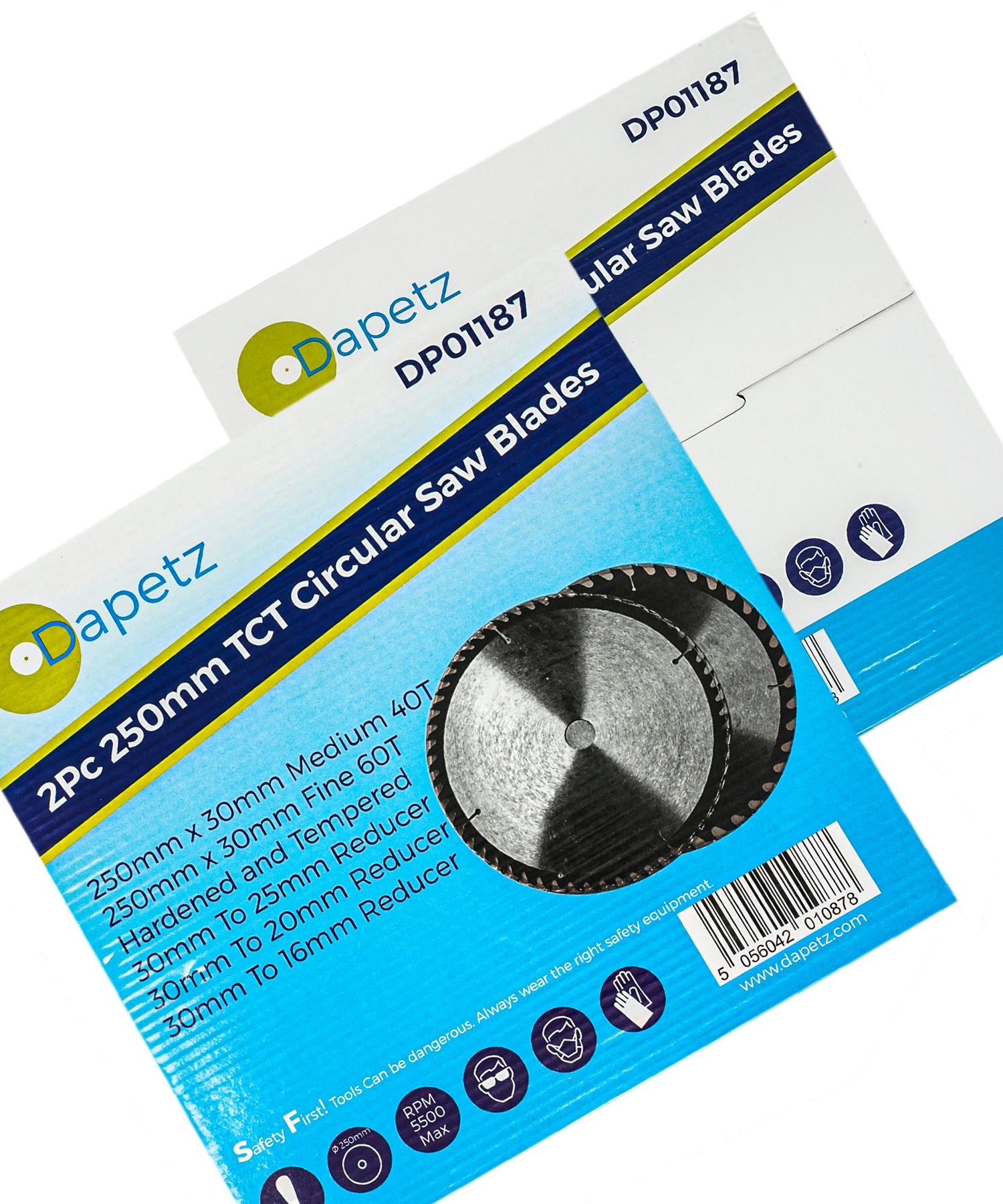 Circular Saw Blades 250mm 40 Teeth & 60 Medium/Fine Finish TCT Saw Disc Blades