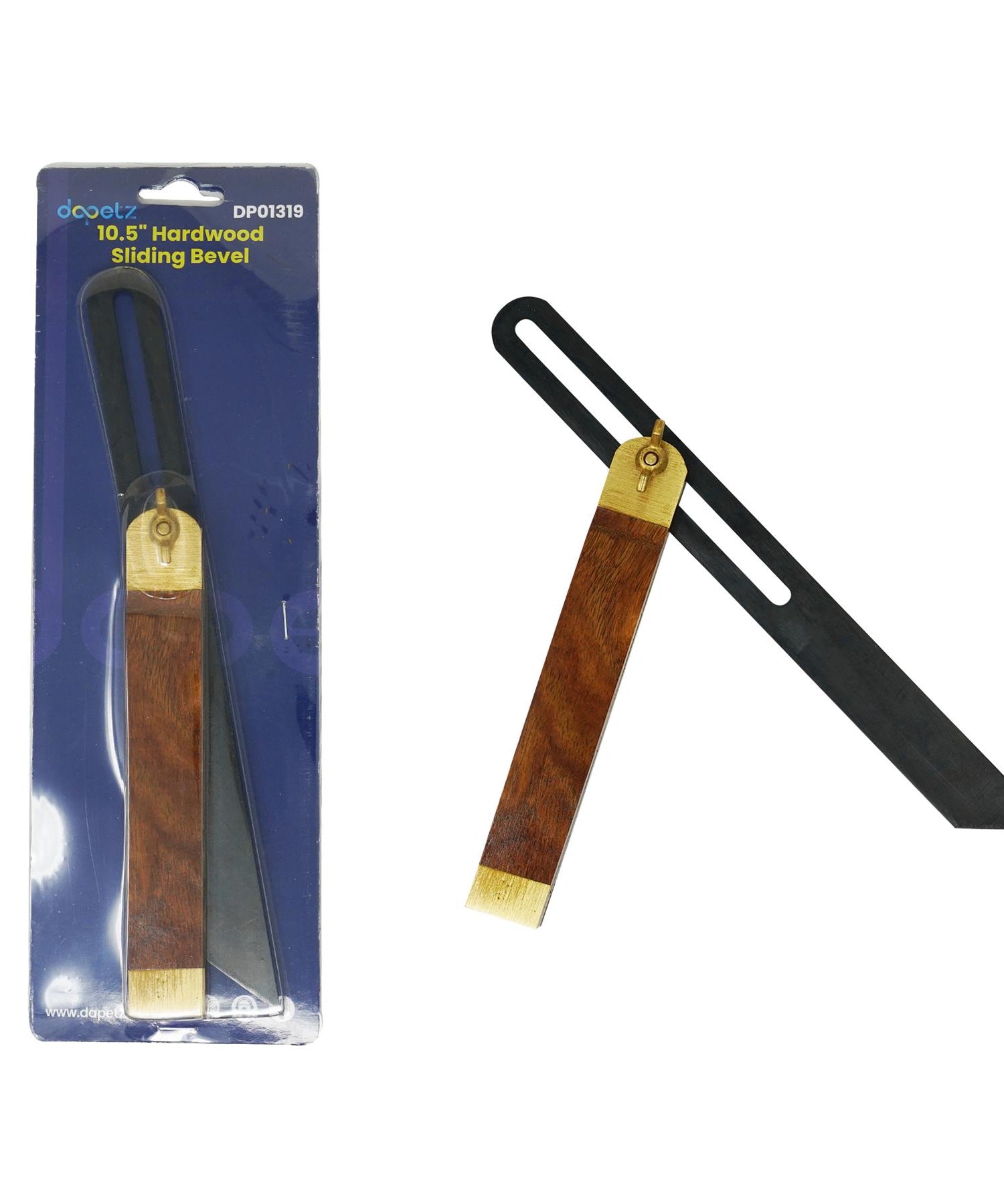 Sliding Bevel Long Woodworkers Bevel Gauge Hardwood Angle Finding Finder 10.5" By Dapetz