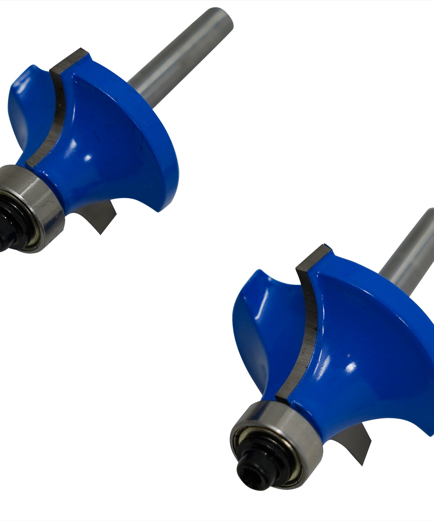 1/4" Shank Round Over Router Bit Set – 4Pc Woodworking Cutter