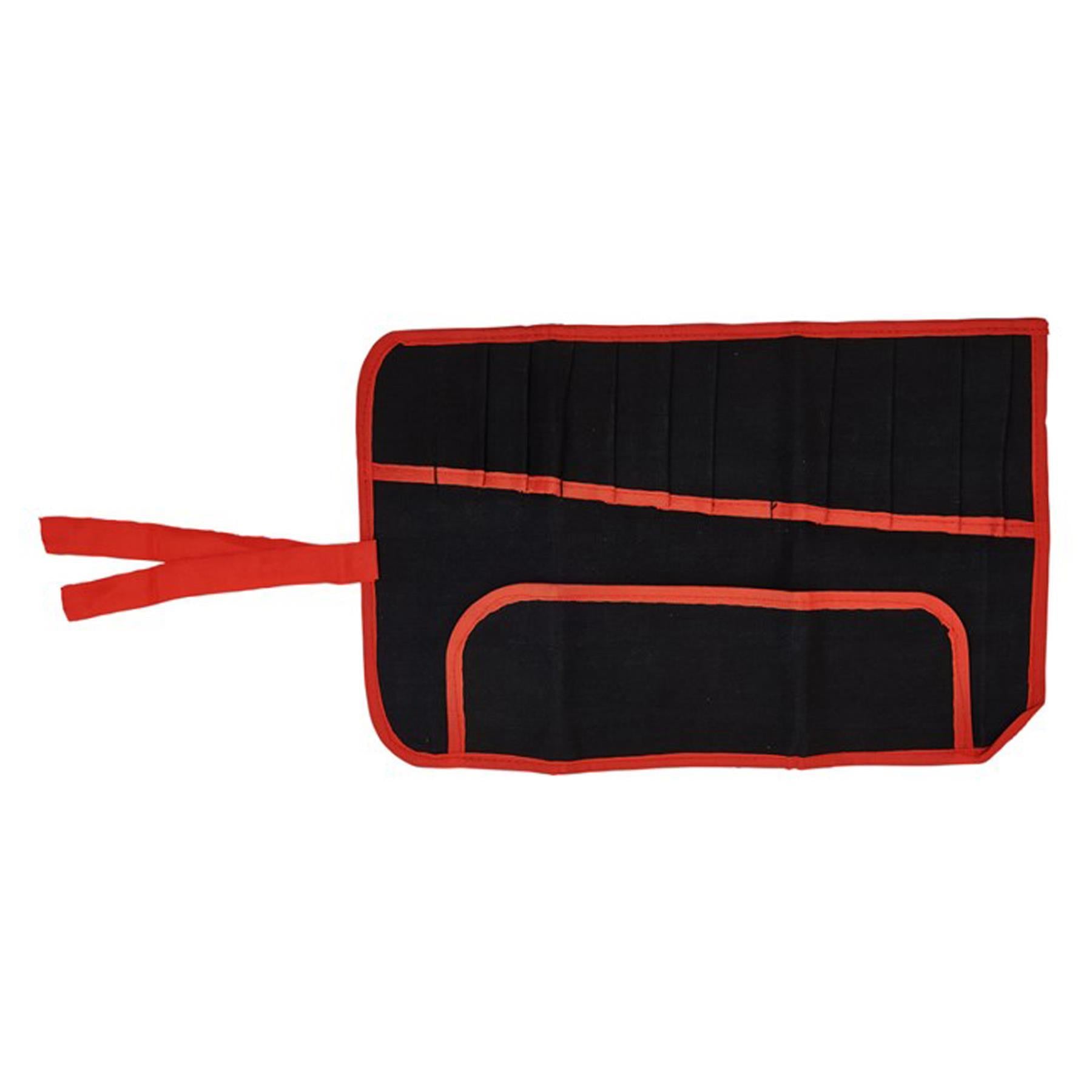 Roll Up Canvas Tool Storage Bag with 12 Pockets for Wrenches & Hand Tools By Dapetz