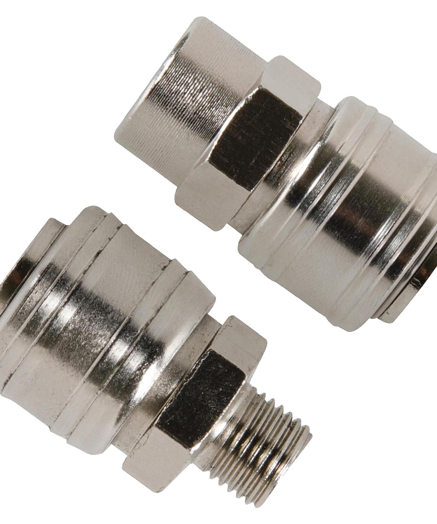 Euro Air Line Fitting Hose Connector Male Female Quick Release 1/4" BSP 10PC Set