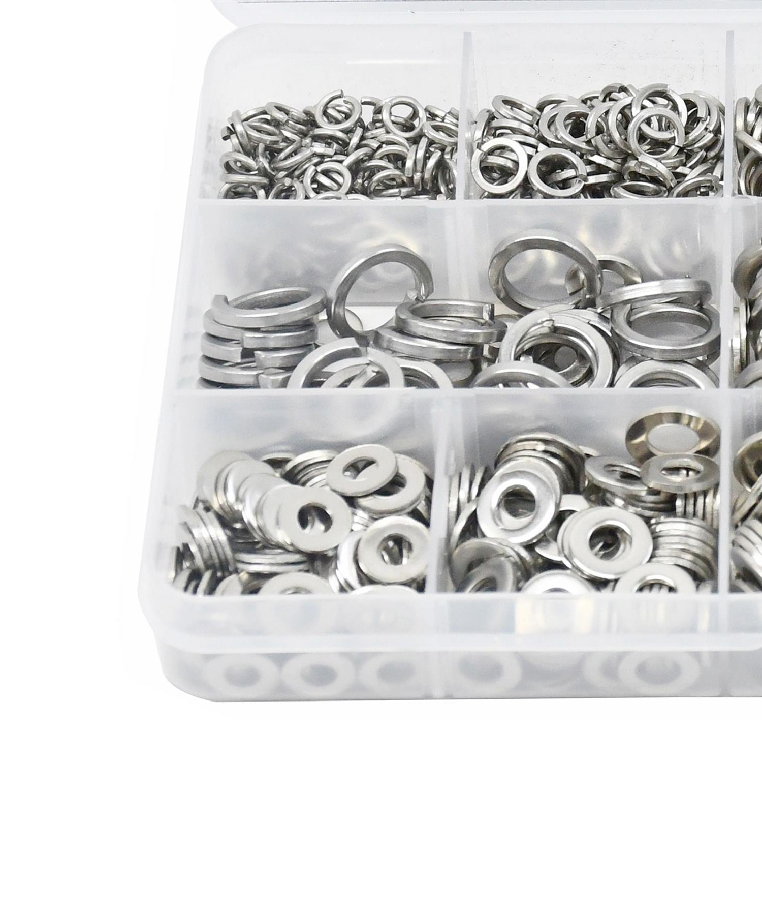 Spring Washers Stainless Steel Flat,790 Pc Assorted Set Dapetz
