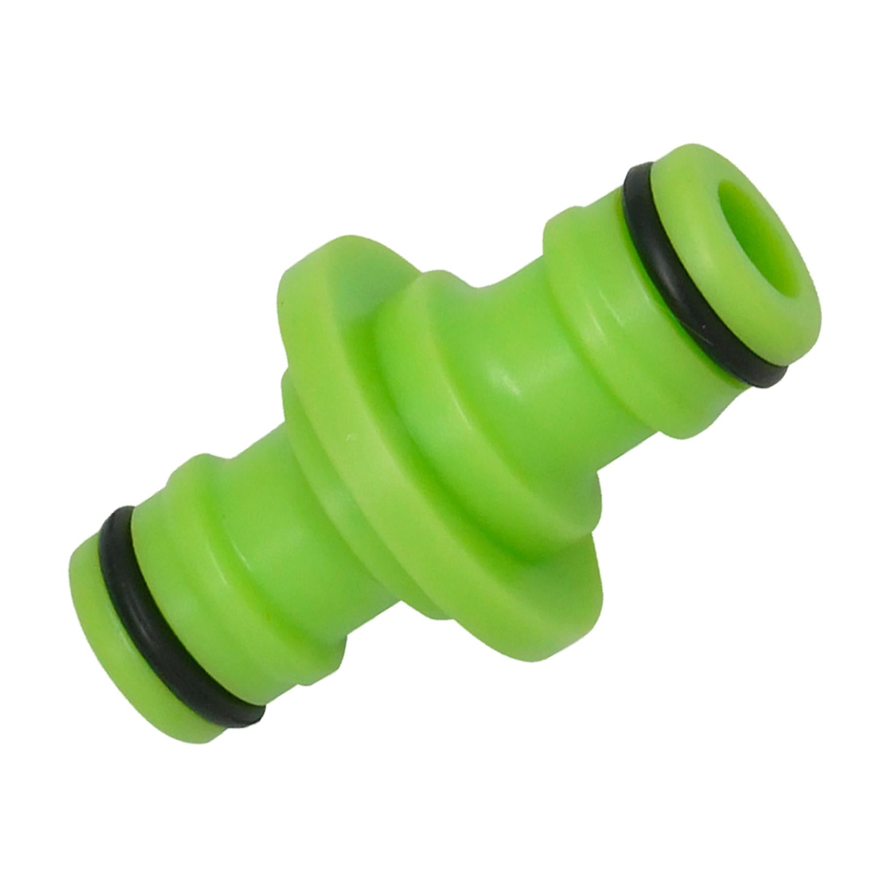 4PC Garden Hose Pipe Fitting Set Adaptor Waterstop 2-Way Connectors 1/2", 3/4" By Dapetz