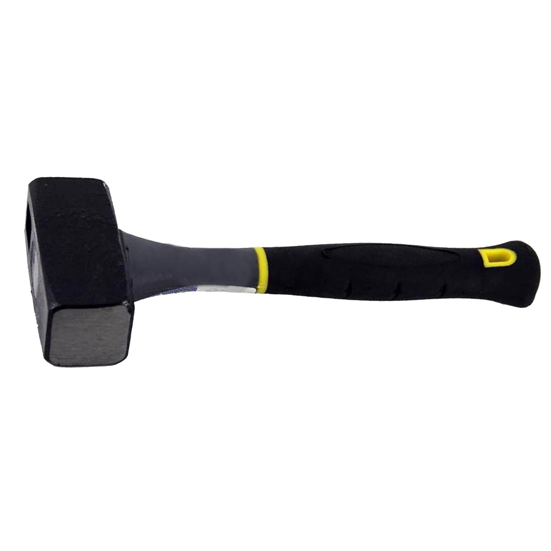1.5Kg Club Lump Hammer Hardened Steel Face & Fibreglass Handle by Dapetz