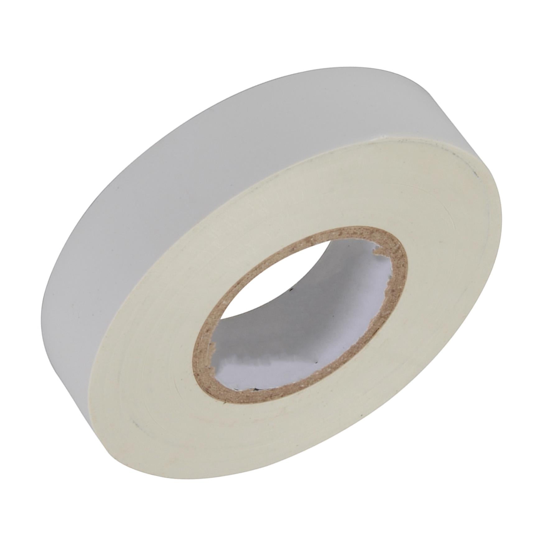 (Pack of 2) Electrical PVC Insulation Insulating Tape 22m Flame Retardant White by Daptez