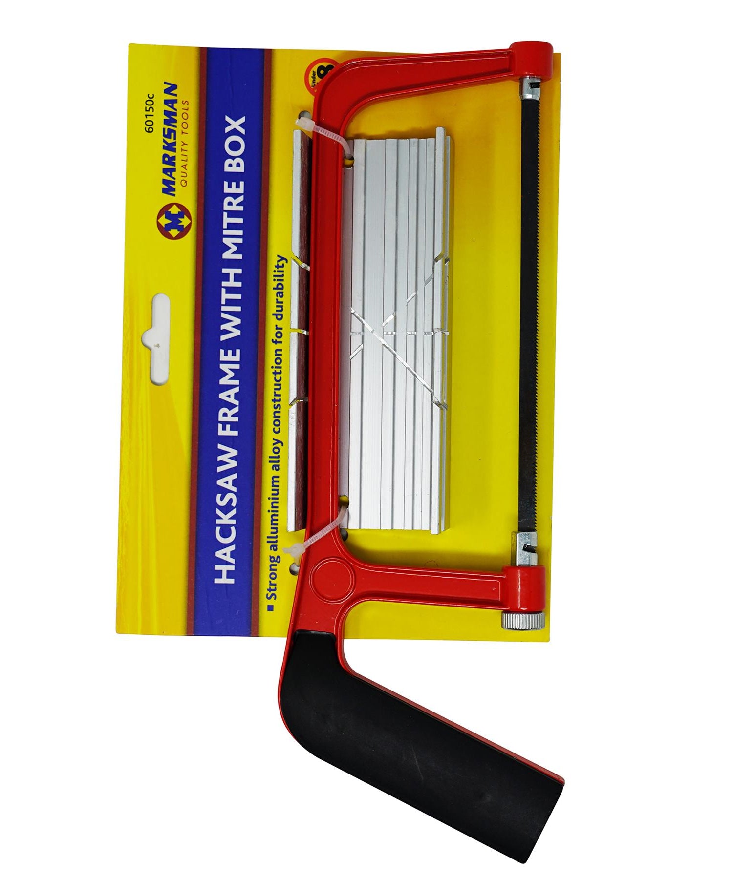 Hacksaw Frame With Mitre Box Cutting Carpenter Woodwork DIY Hand Tool Red By Dapetz