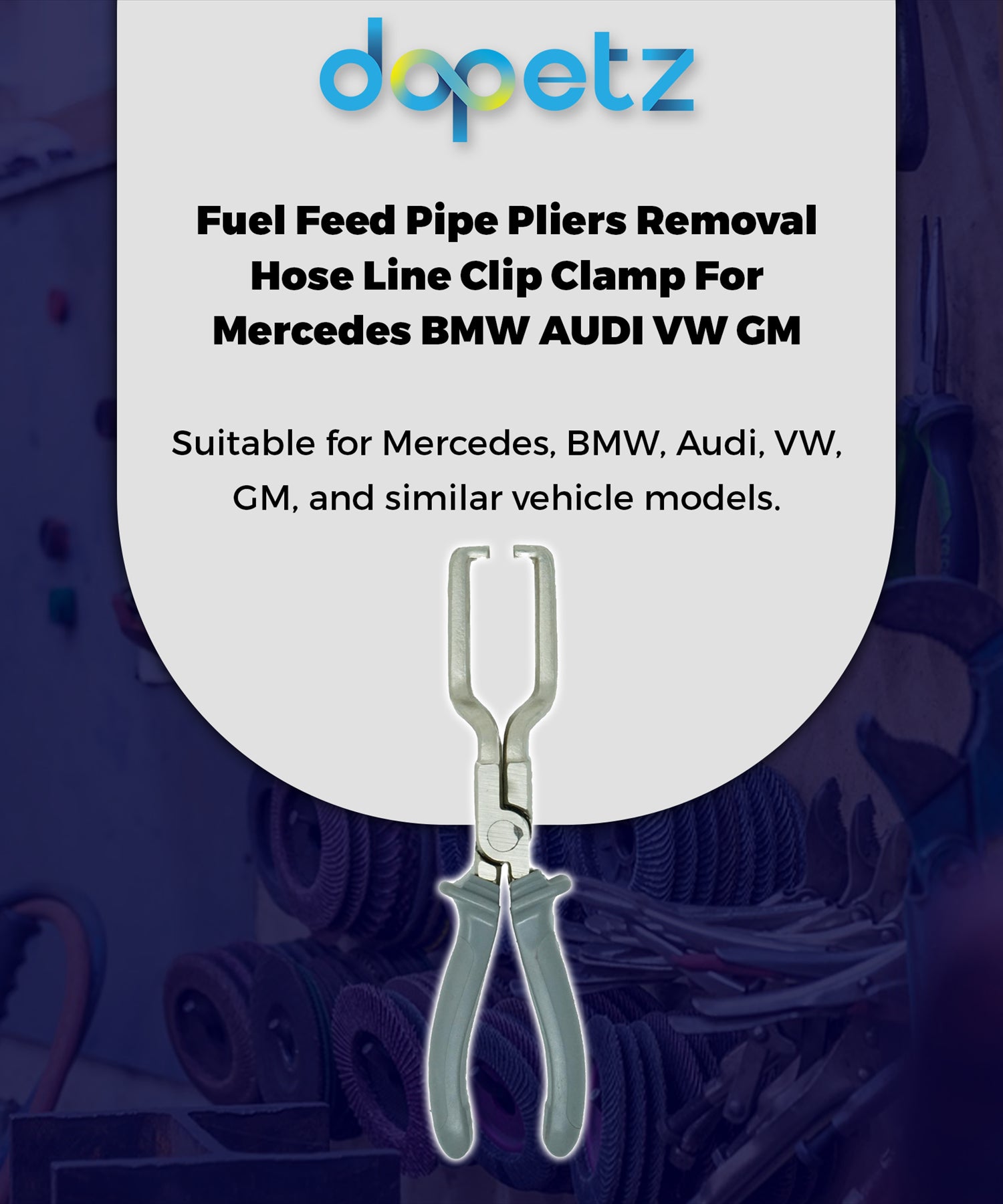 Fuel Feed Pipe Pliers Removal Hose Line Clip Clamp For Mercedes BMW AUDI VW GM