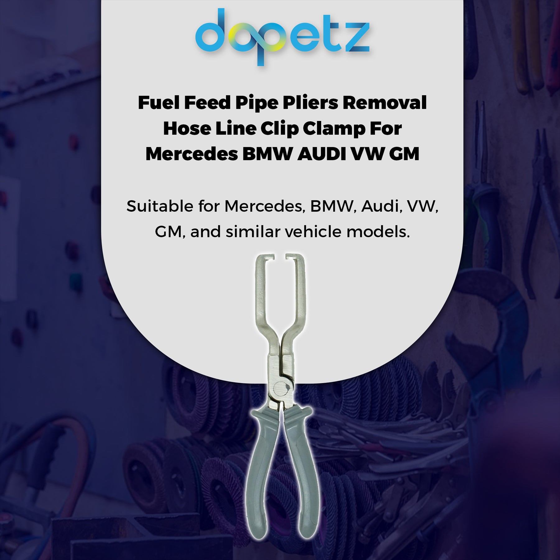 Fuel Feed Pipe Pliers Removal Hose Line Clip Clamp For Mercedes BMW AUDI VW GM