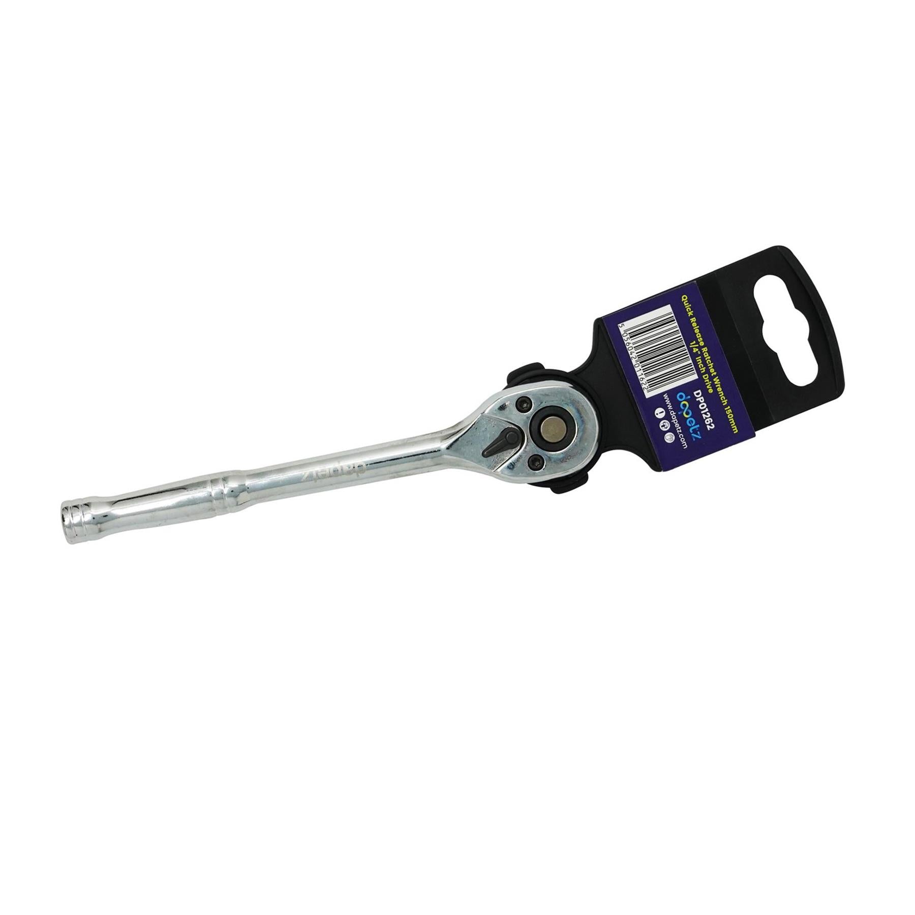 Quick Release Ratchet Wrench 150mm 1/4" Inch Drive With Warranty Crv By Dapetz