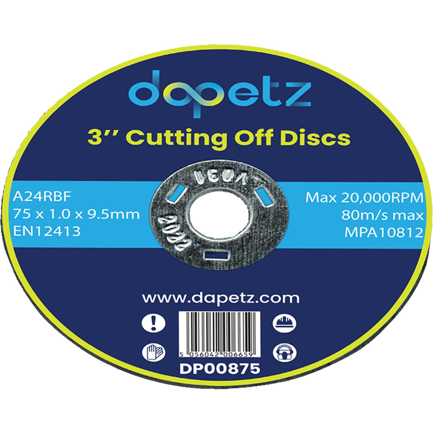 75mm ULTRA THIN METAL CUTTING BLADE DISC STEEL & STAINLESS ANGLE 20Pcs