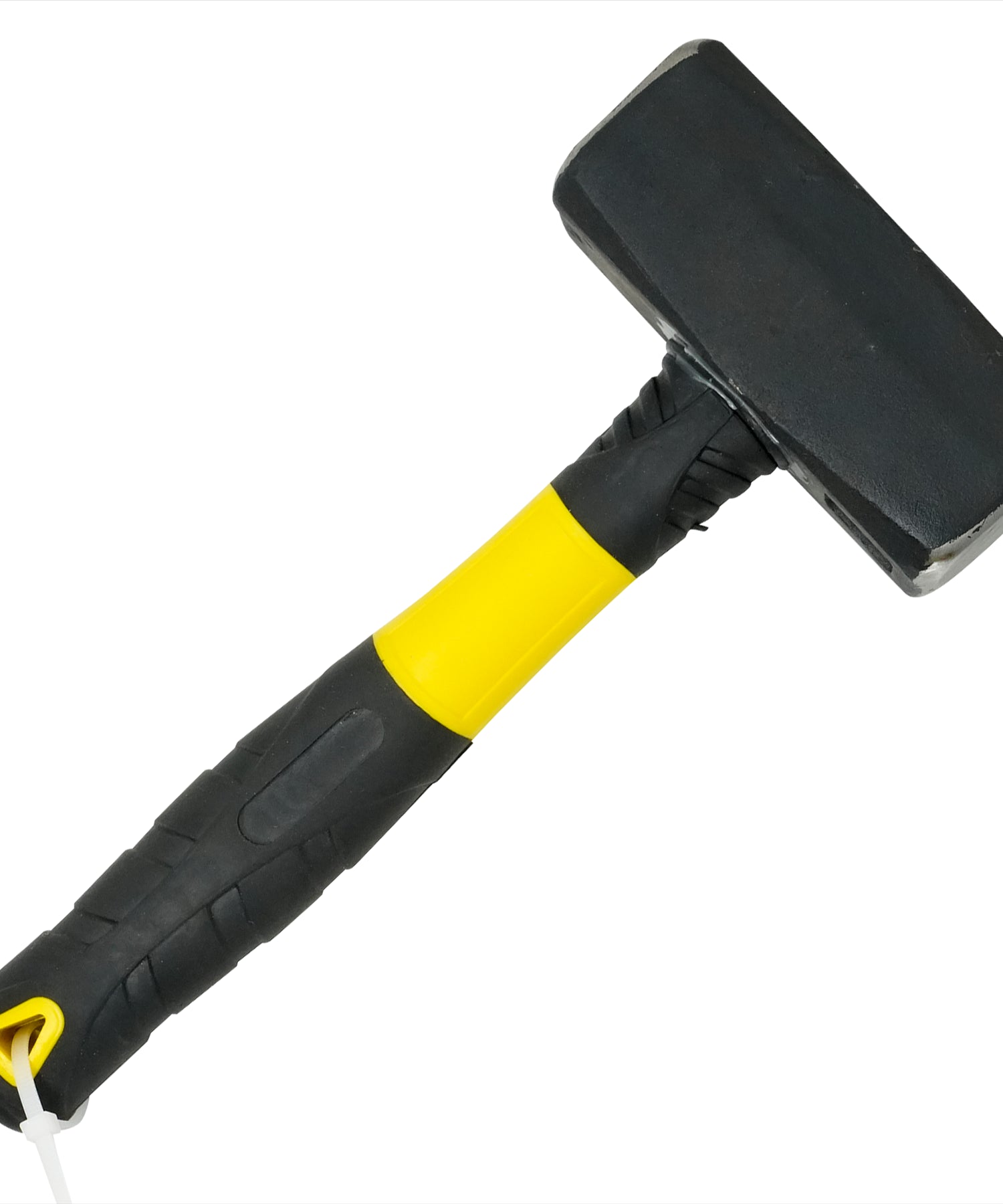 2KG Club Lump Hammer Hardened Steel Fibreglass Grip Handle Tool Heavy Duty, By Dapetz