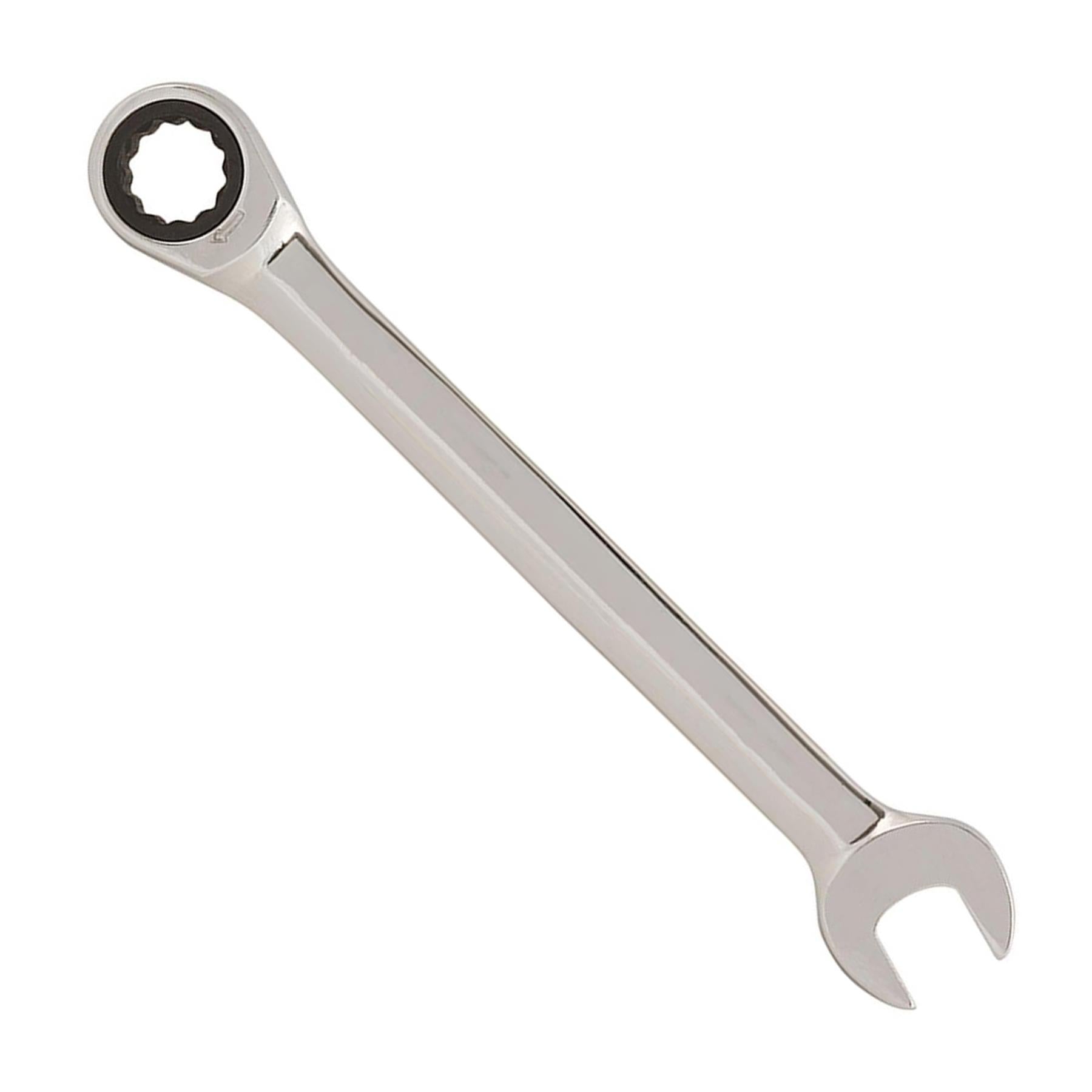 Fixed Head Ratchet Metric Spanner – Open-End Ring Combination, 15mm By Dapetz - Dapetz